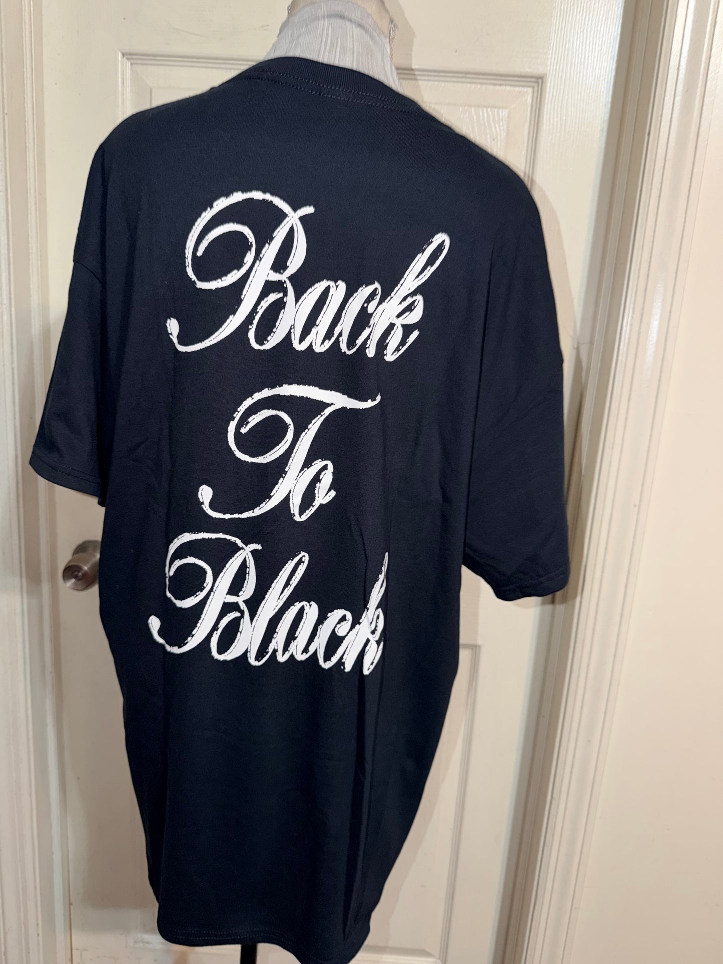 Amy Winehouse Double Sided Oversized Distressed Tee