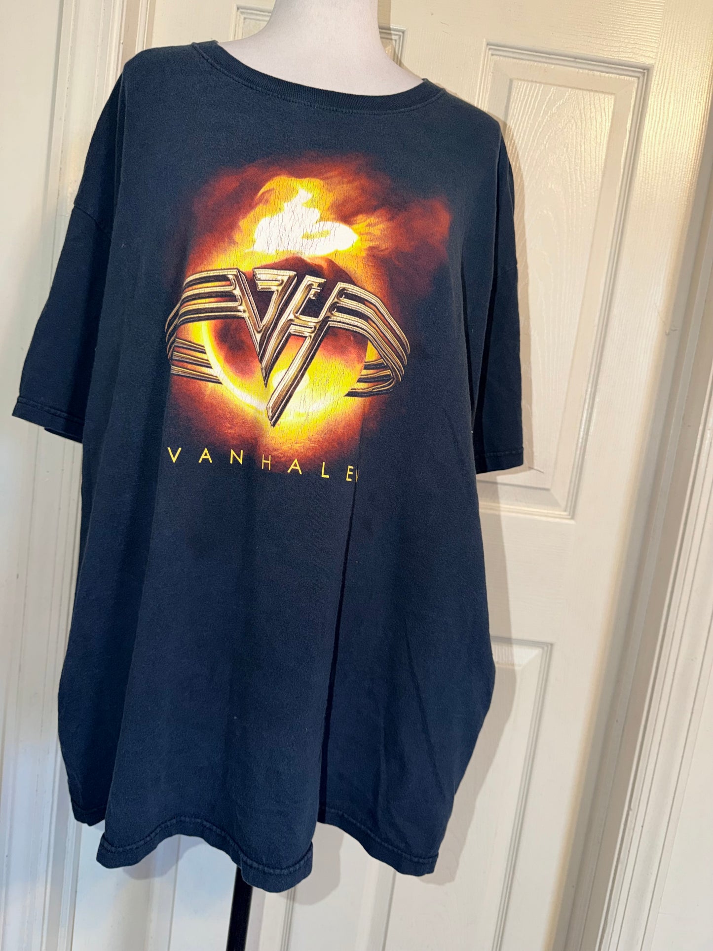 Van Halen Vintage Double Sided Oversized Distressed Tee