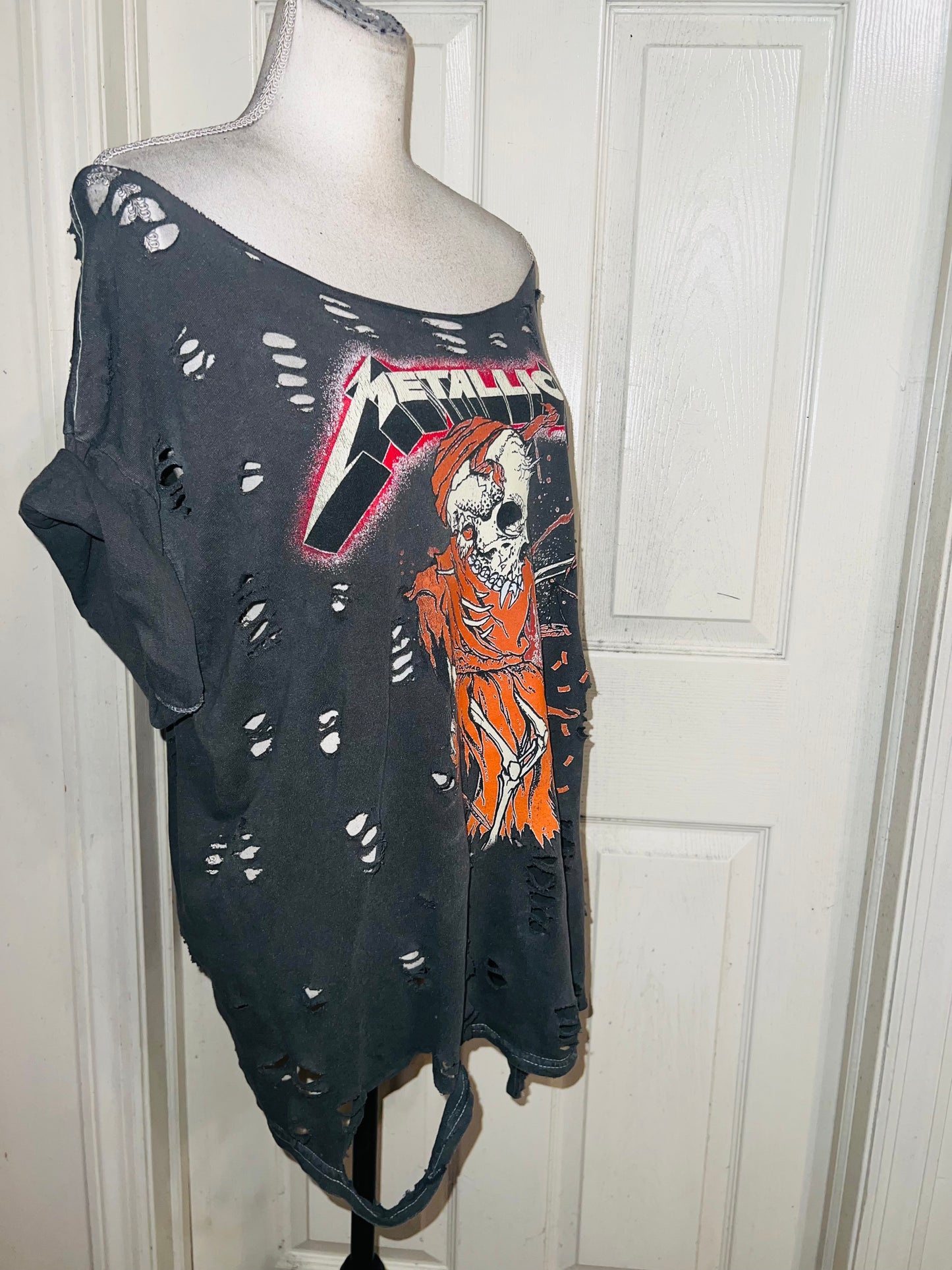 Metallica Oversized Distressed Tee (As Is)