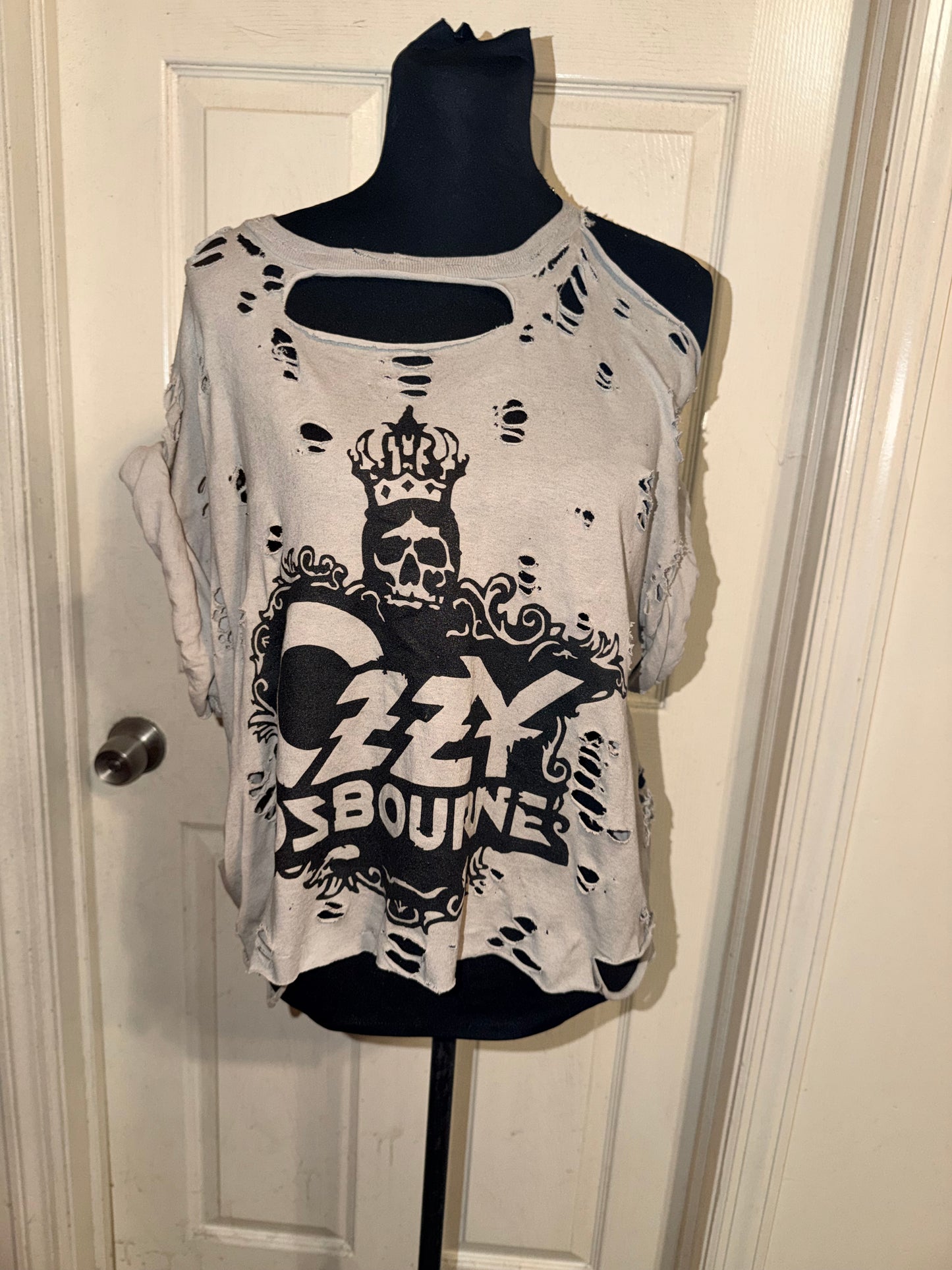 Ozzy Osbourne Oversized Distressed Tee (As Is)