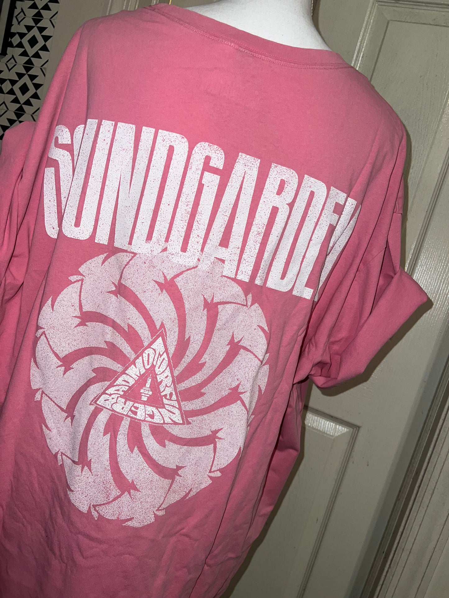 Soundgarden Double Sided Oversized Distressed Tee