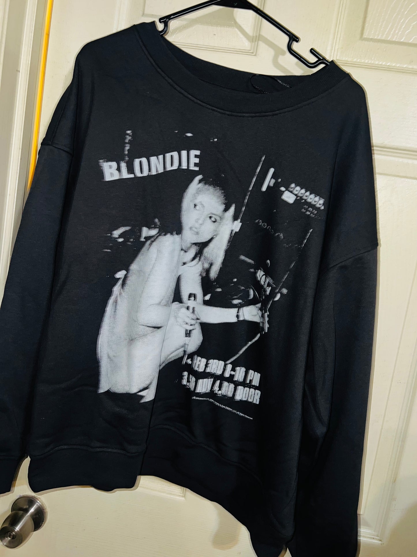 Blondie Oversized Distressed Sweatshirt