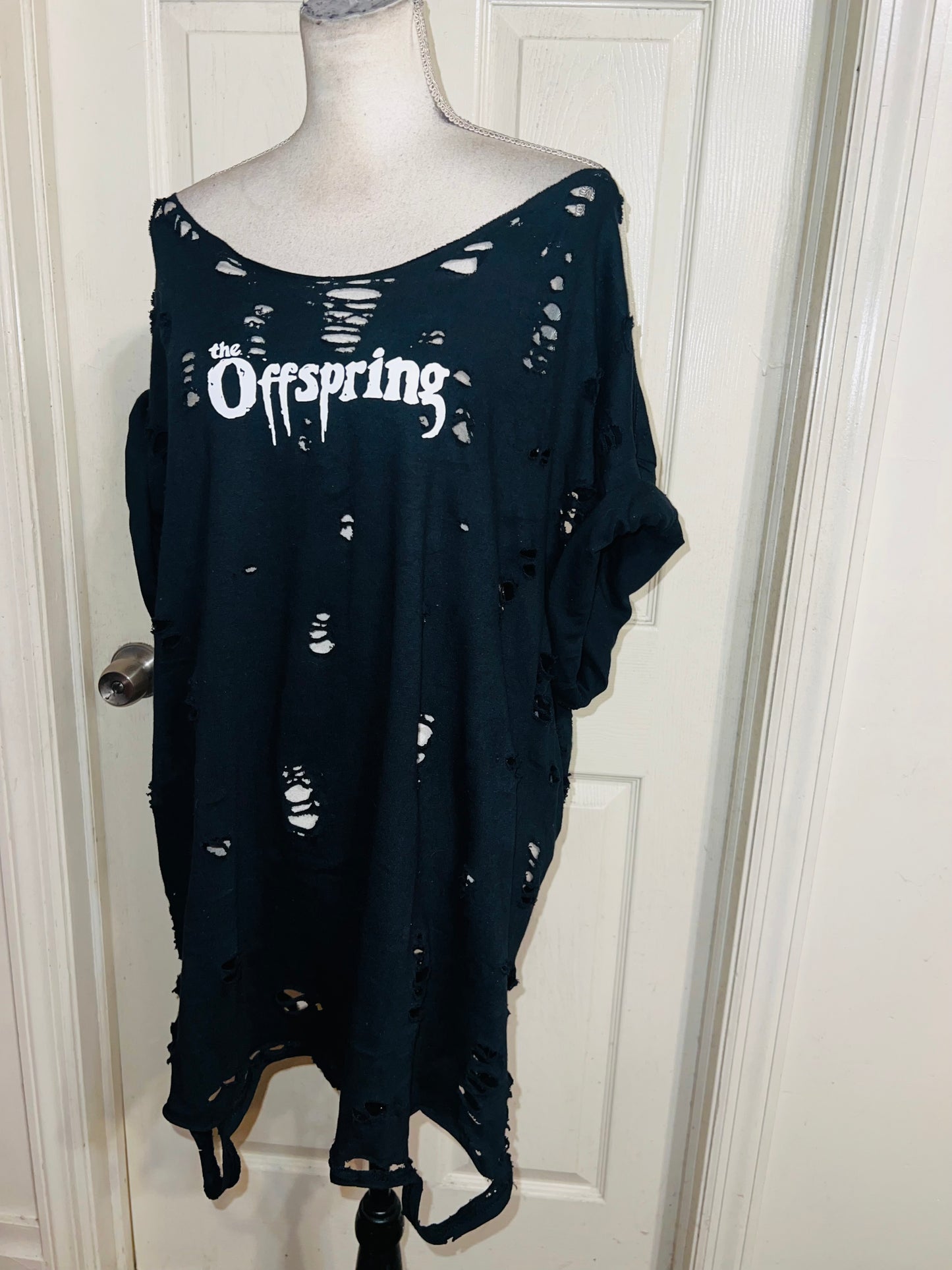 The Offspring Double Sided Oversized Distressed Tee