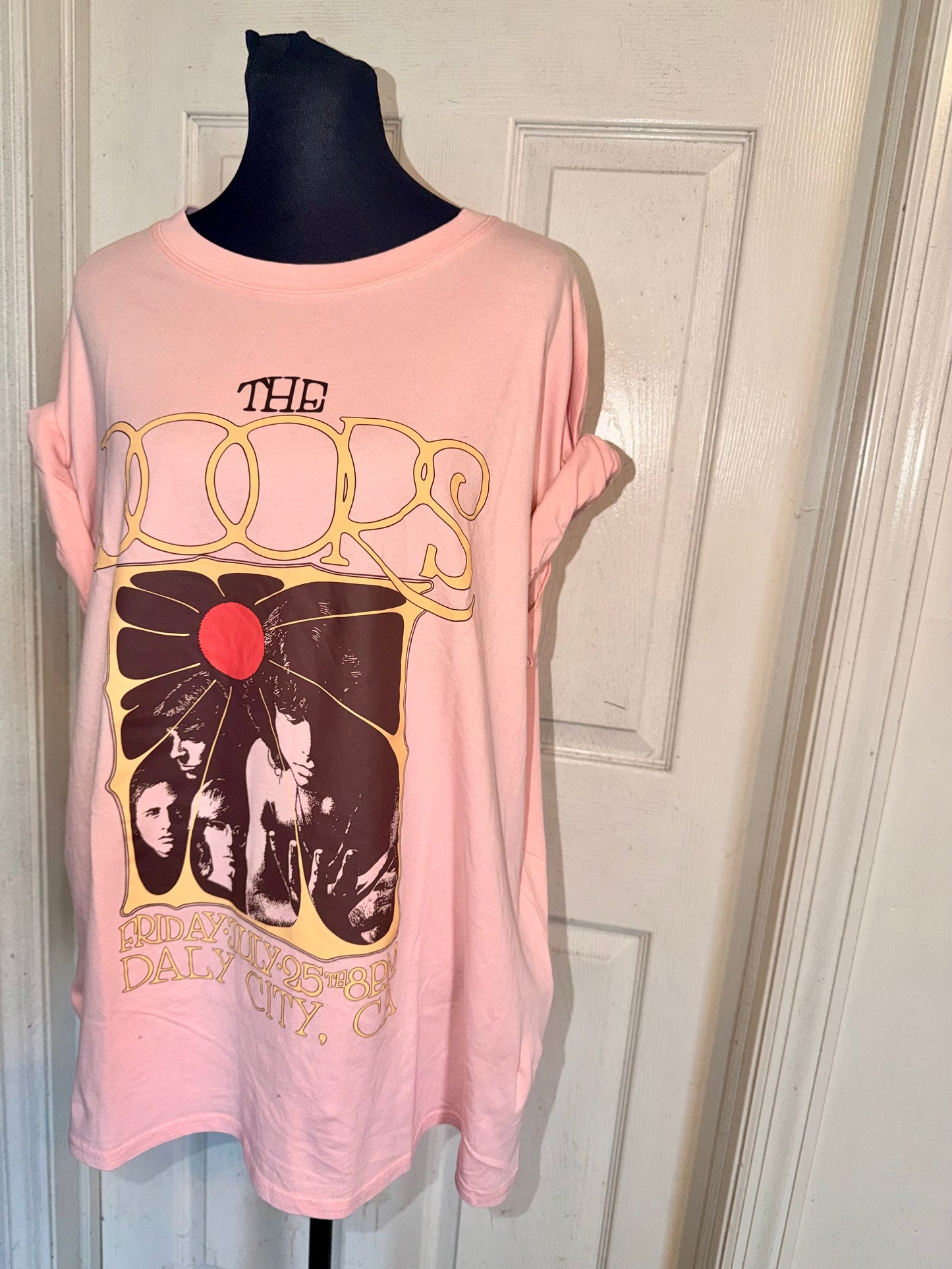 The Doors Oversized Distressed Tee