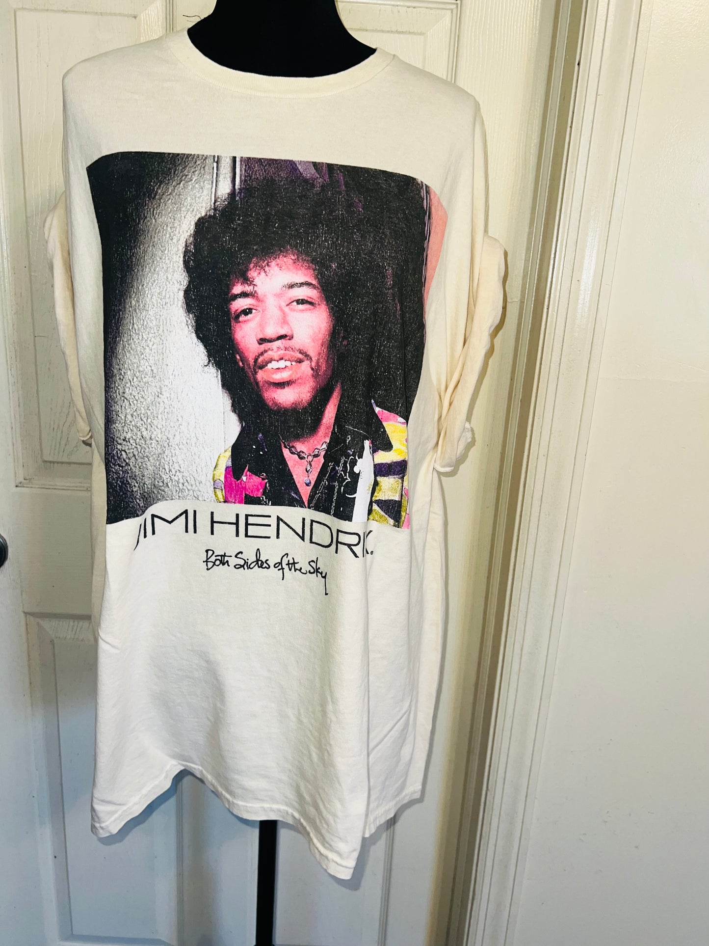 Jimi Hendrix Oversized Distressed Tee