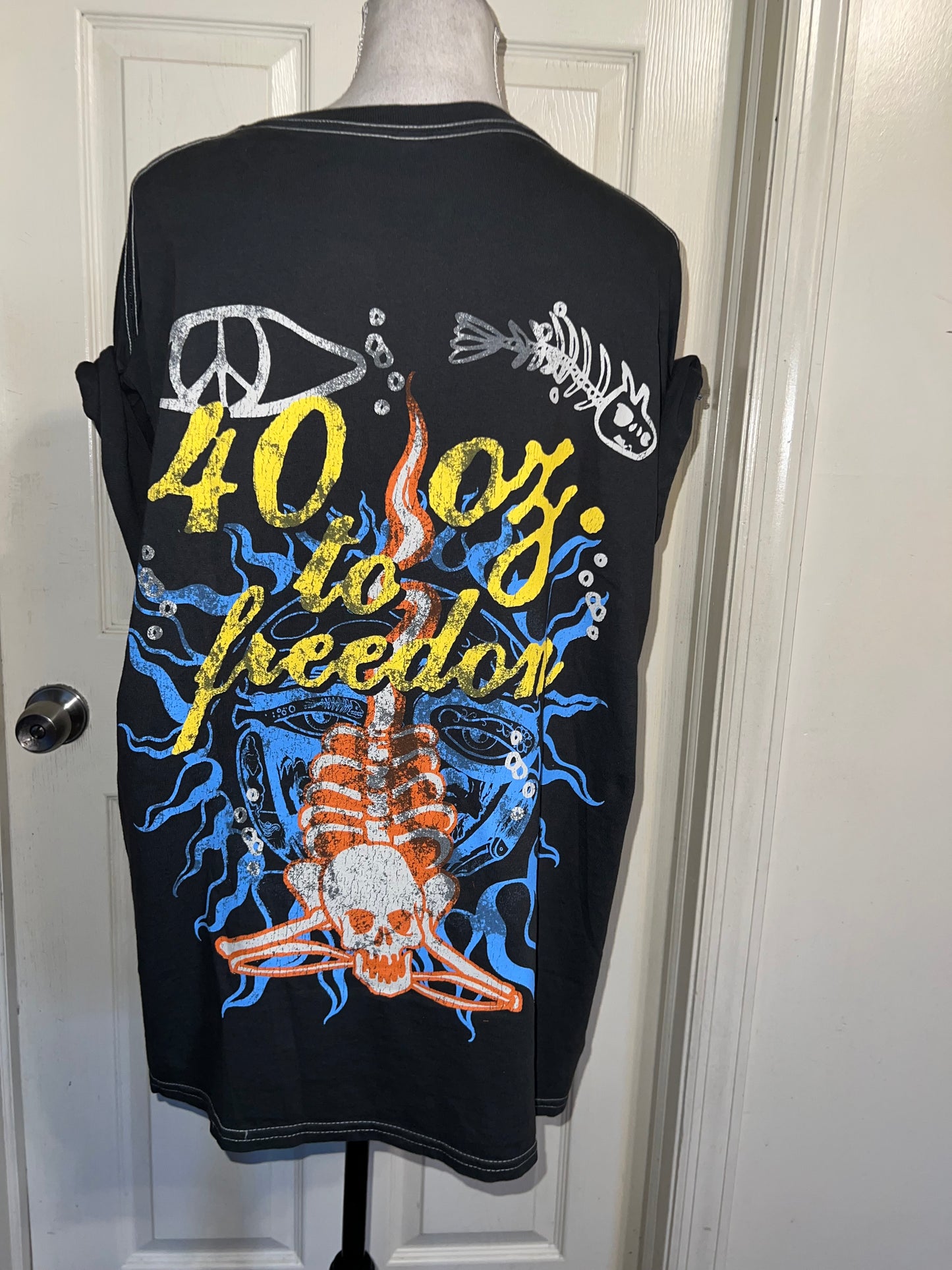 Sublime Double Sided Oversized Distressed Tee