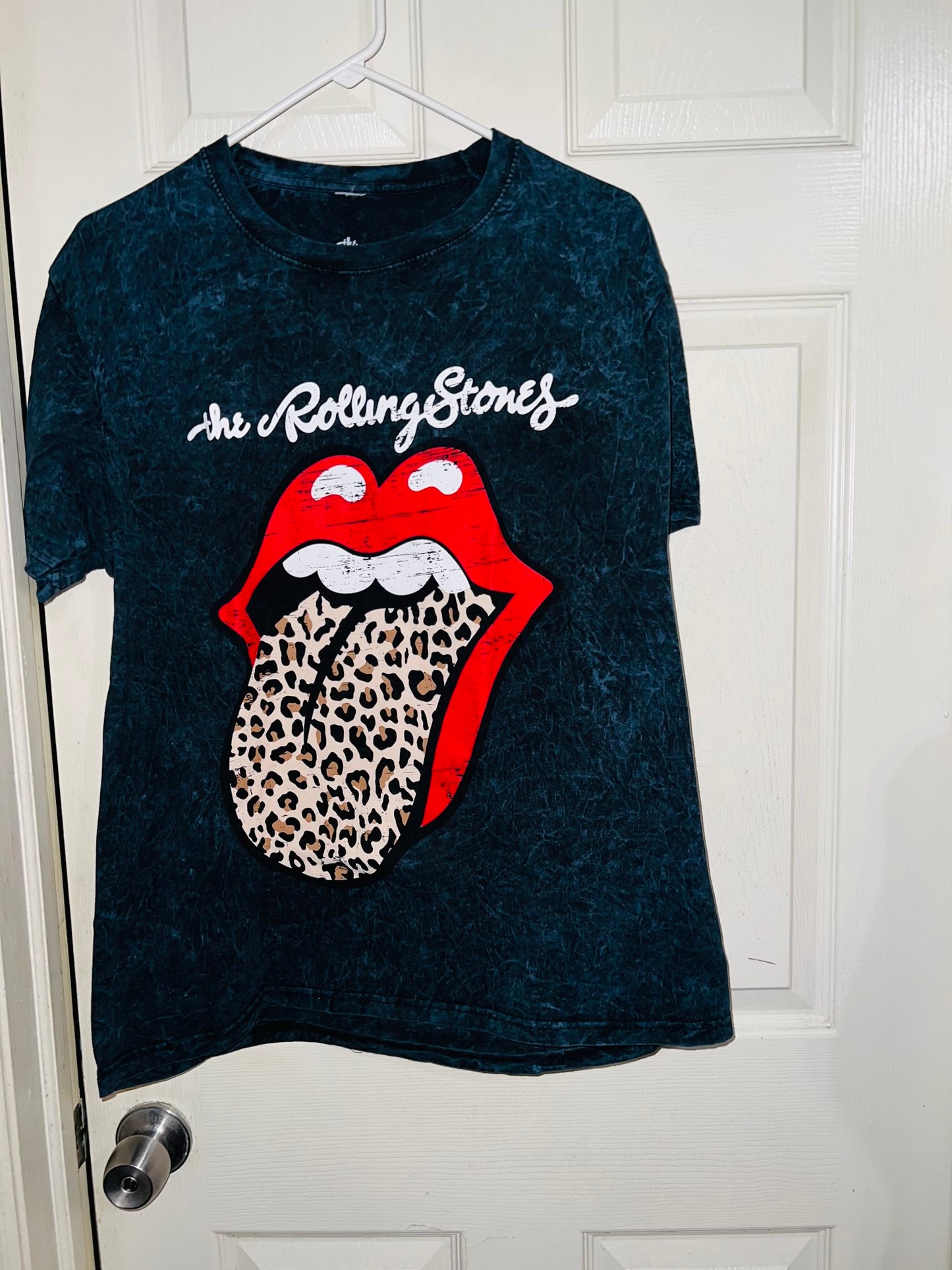 The Rolling Stones Cheetah Oversized Distressed Tee