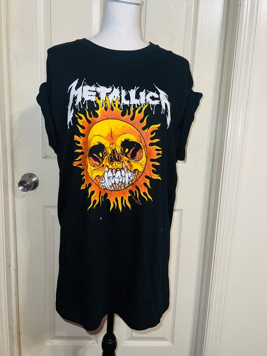 Metallica Oversized Distressed Tee