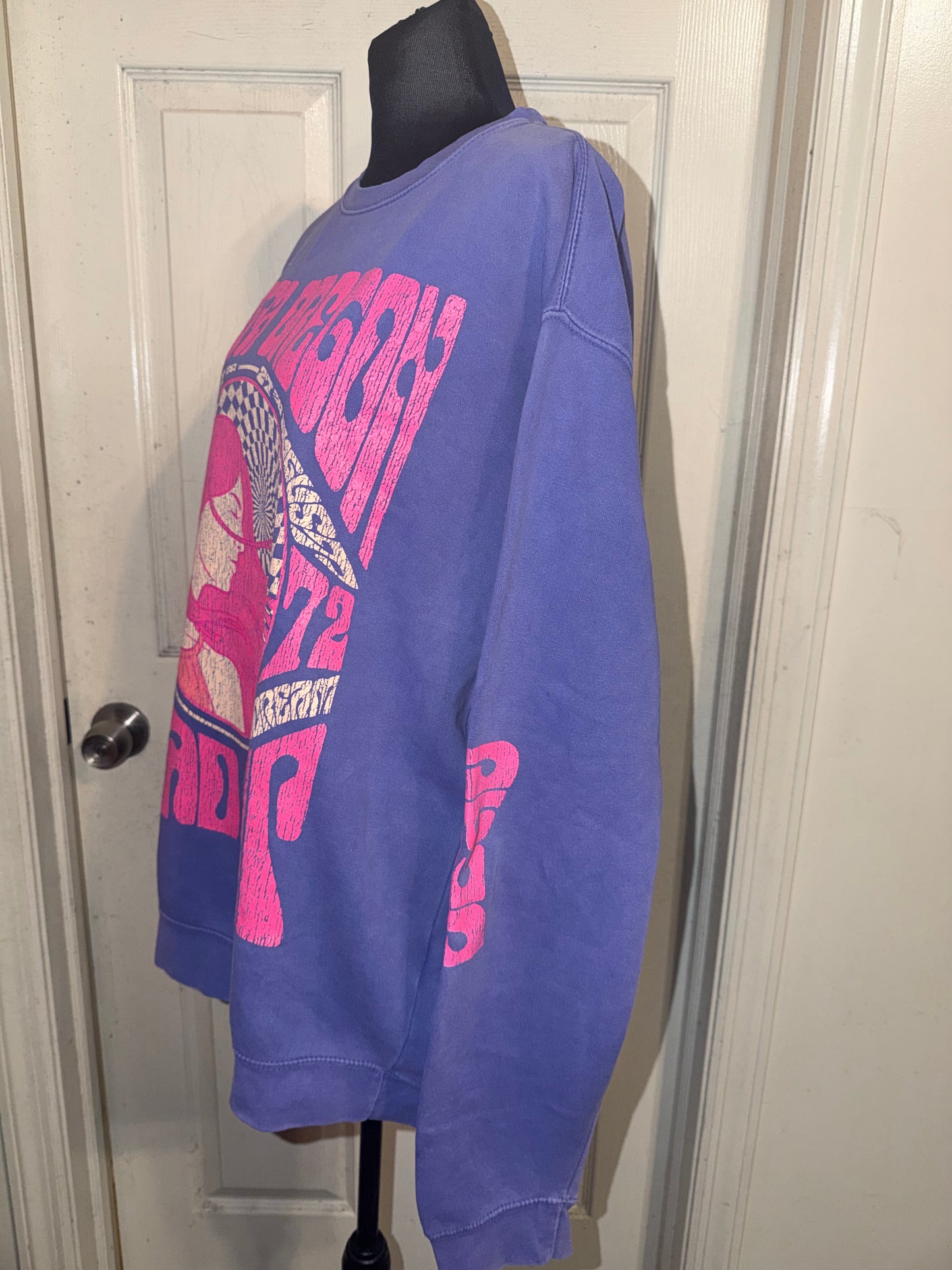 Grateful Dead Oversized Distressed Sweatshirt