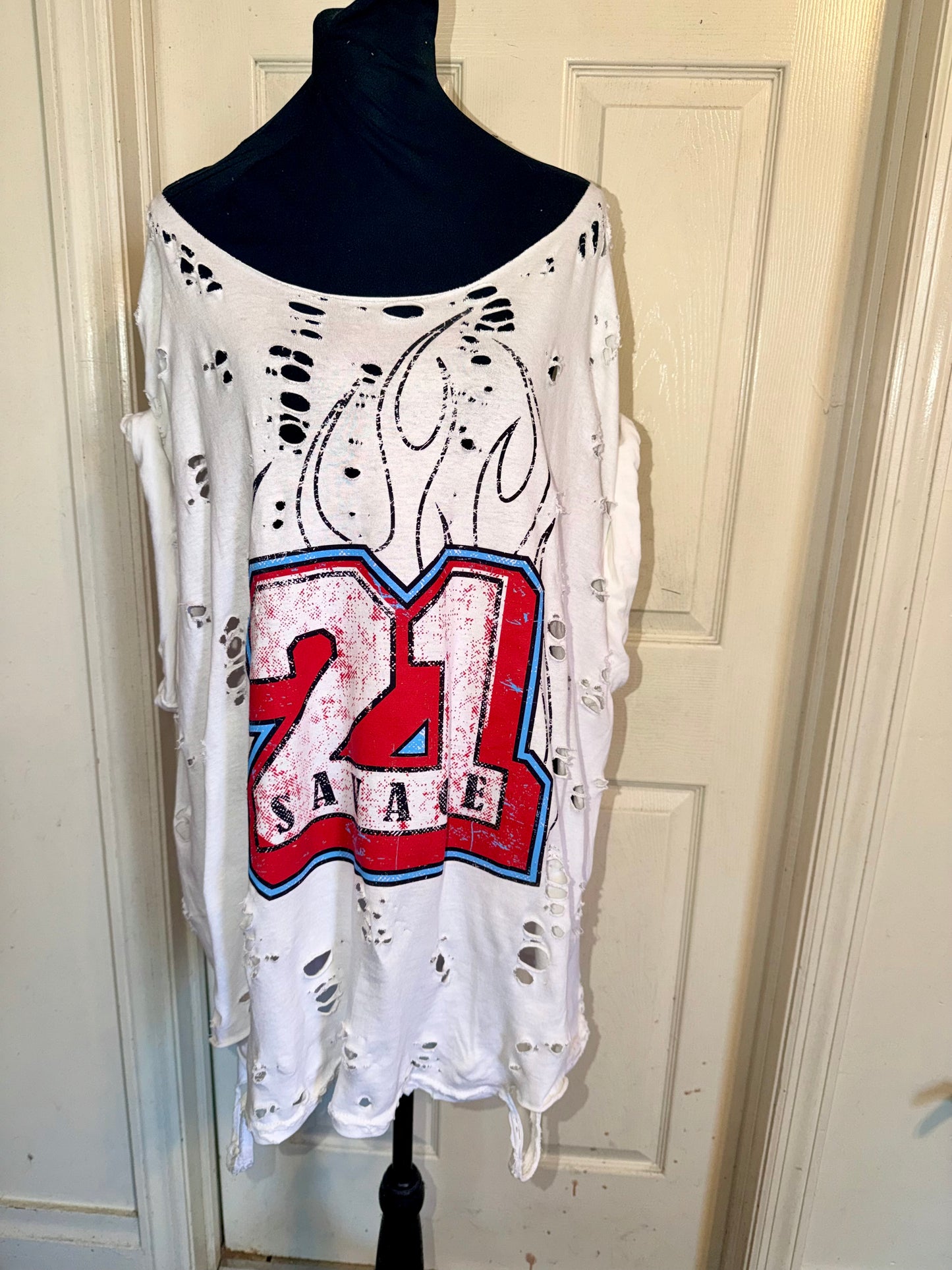 21 Savage Oversized Distressed Tee (As Is)