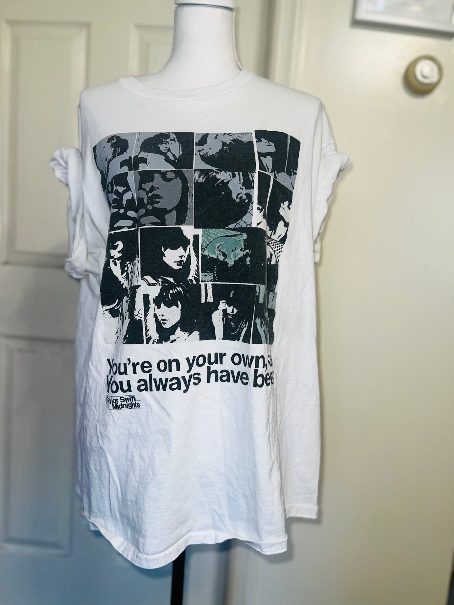 Taylor Swift Oversized Distressed Tee