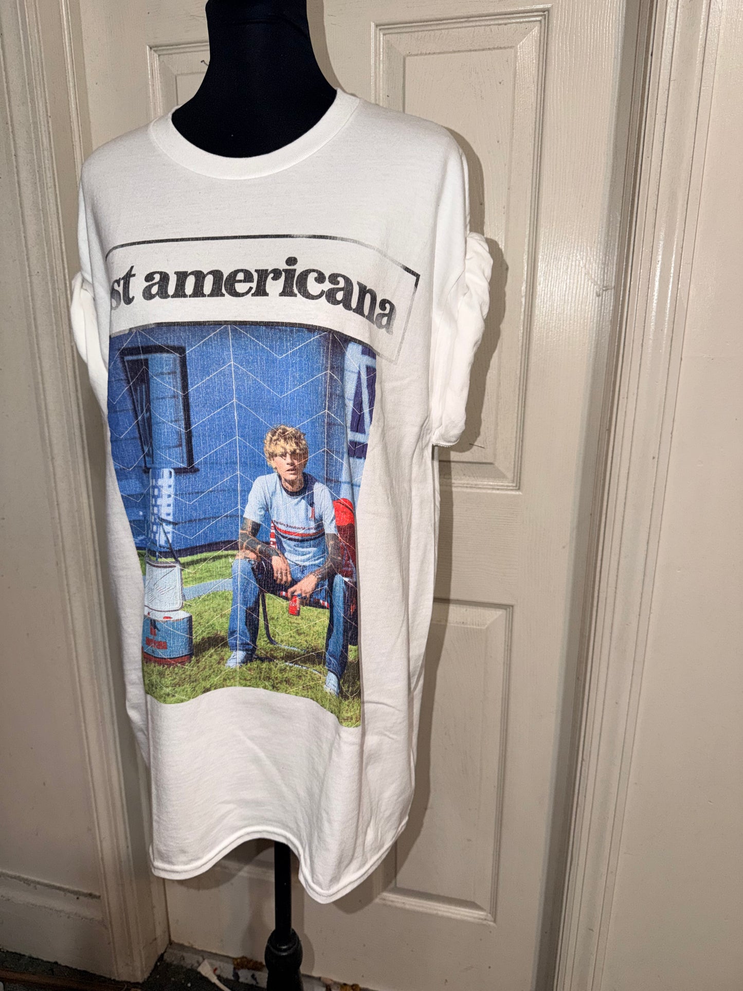 Machine Gun Kelly Oversized Distressed Tee