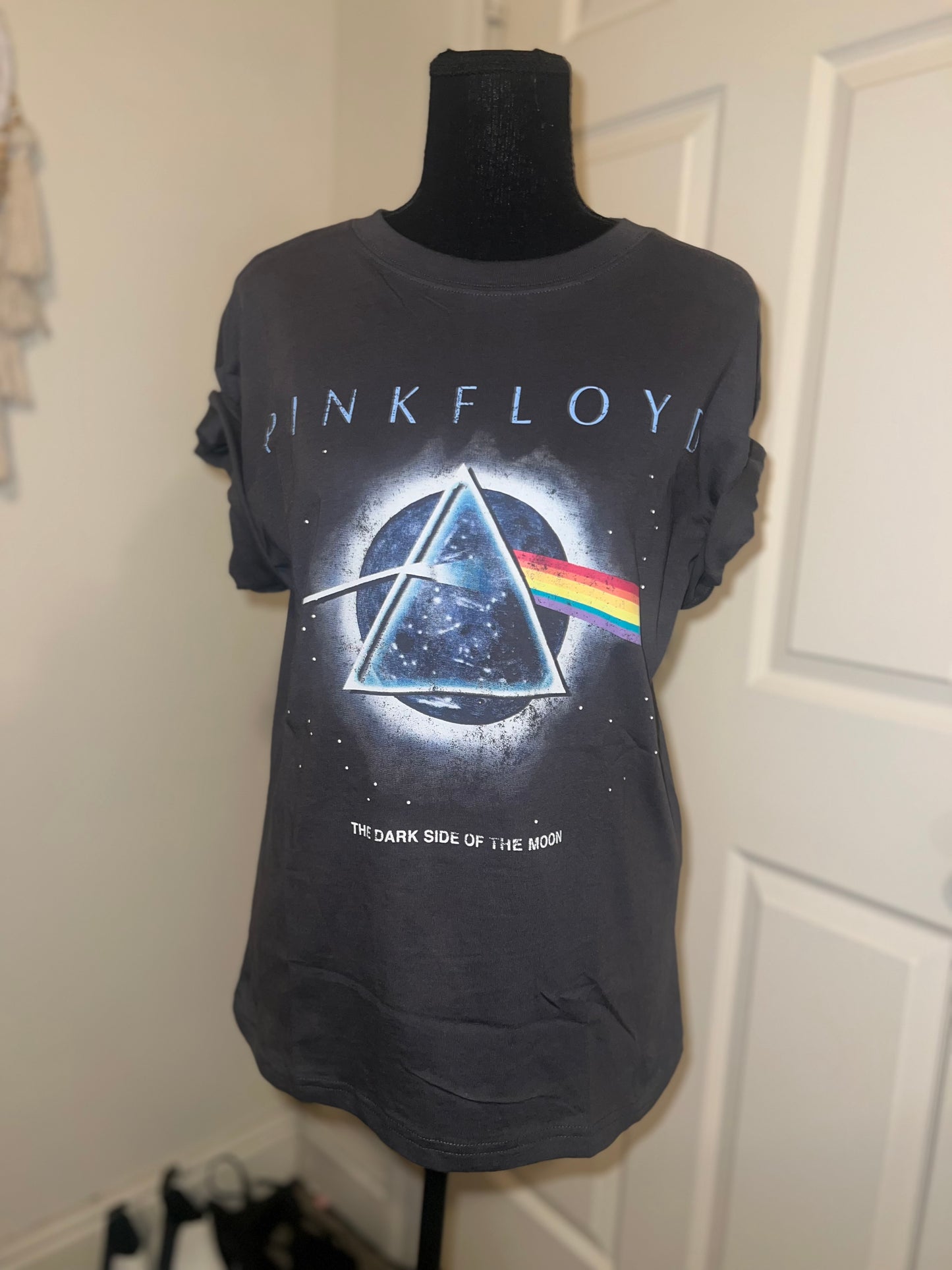 Pink Floyd 73 Tour Double Sided Oversized Distressed Tee