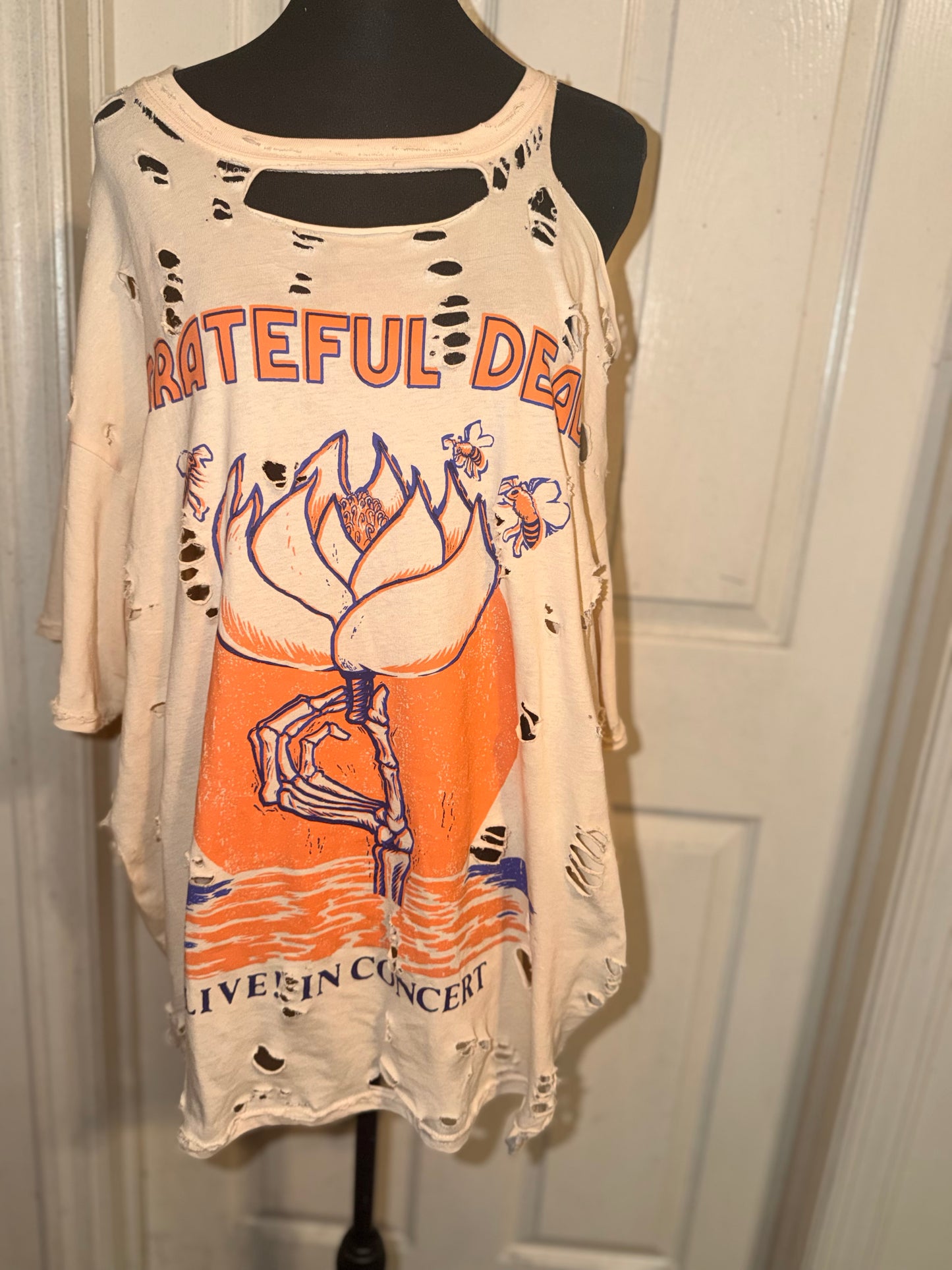 Grateful Dead Oversized Distressed Tee (as is)