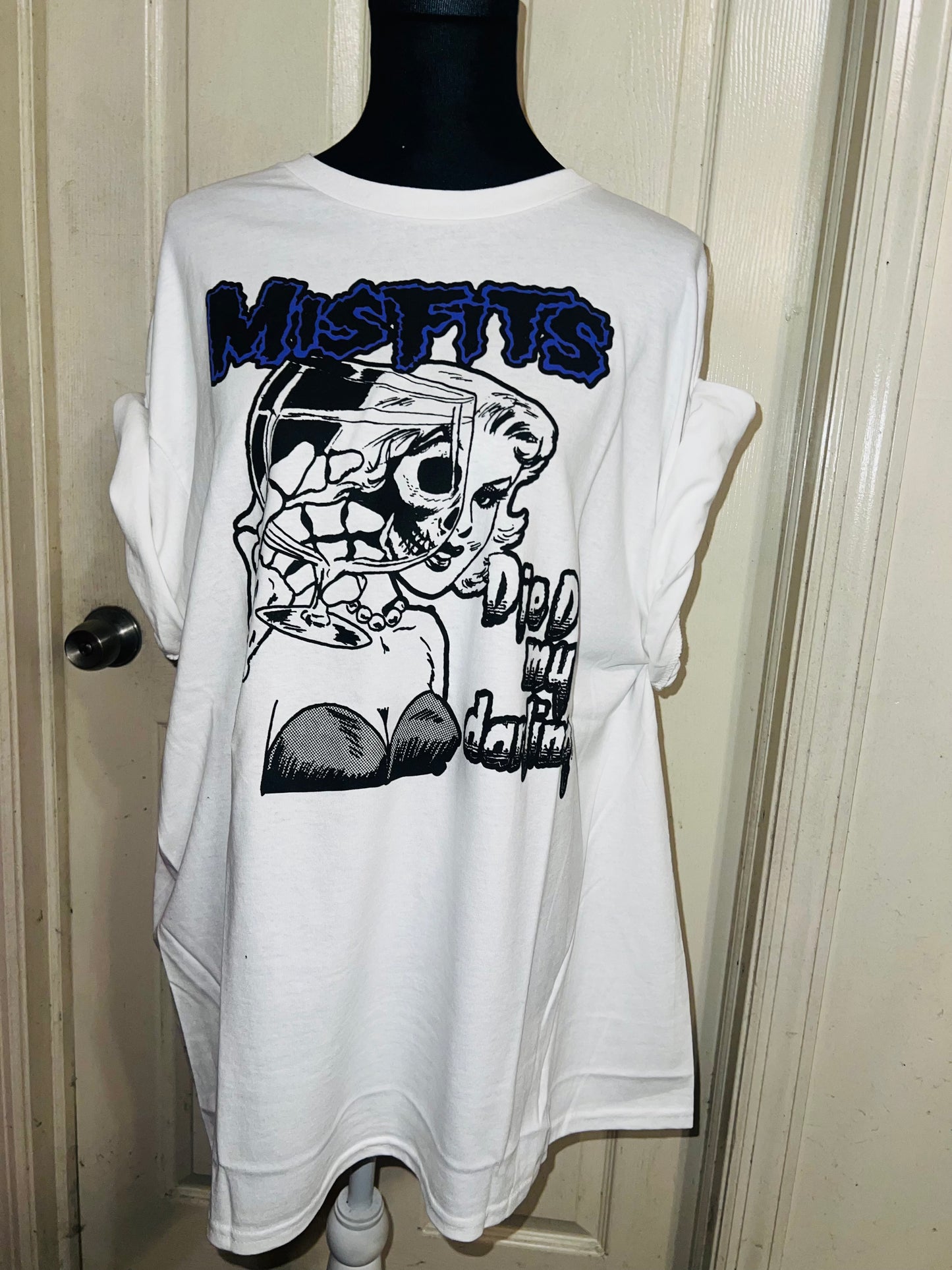 Misfits Oversized Distressed Tee