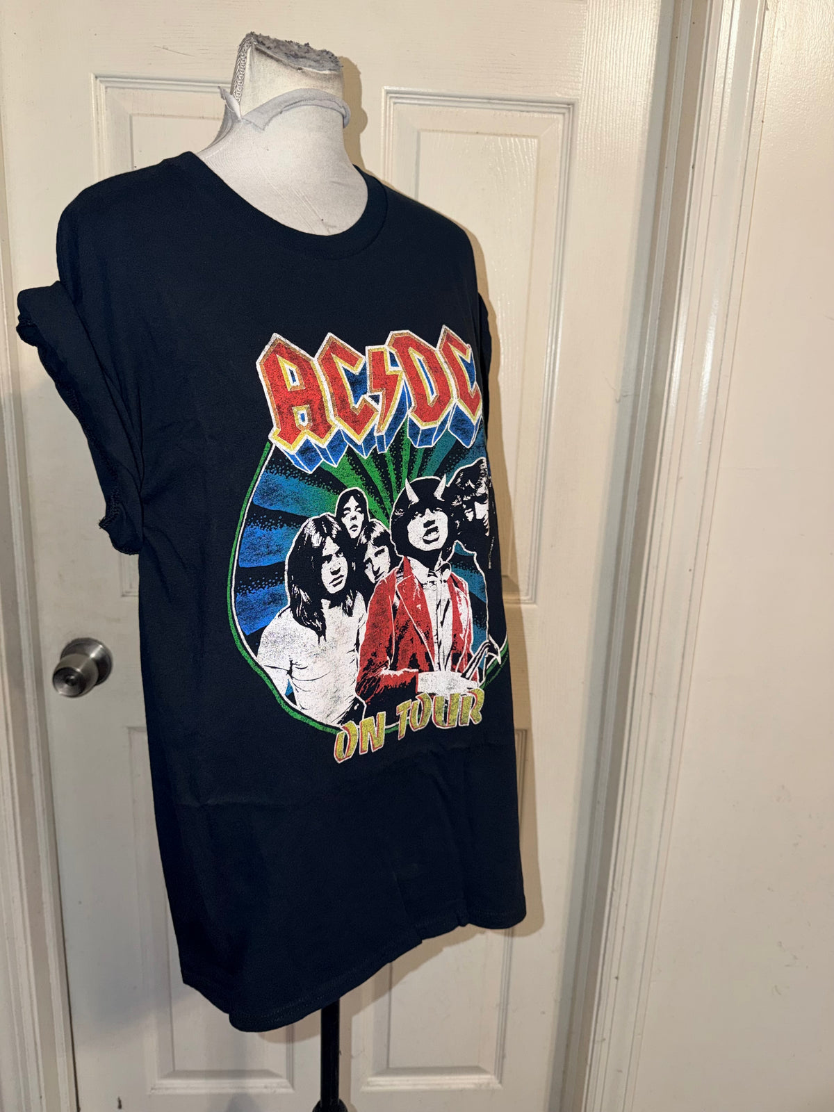 AC/DC Double Sided Oversized Tee