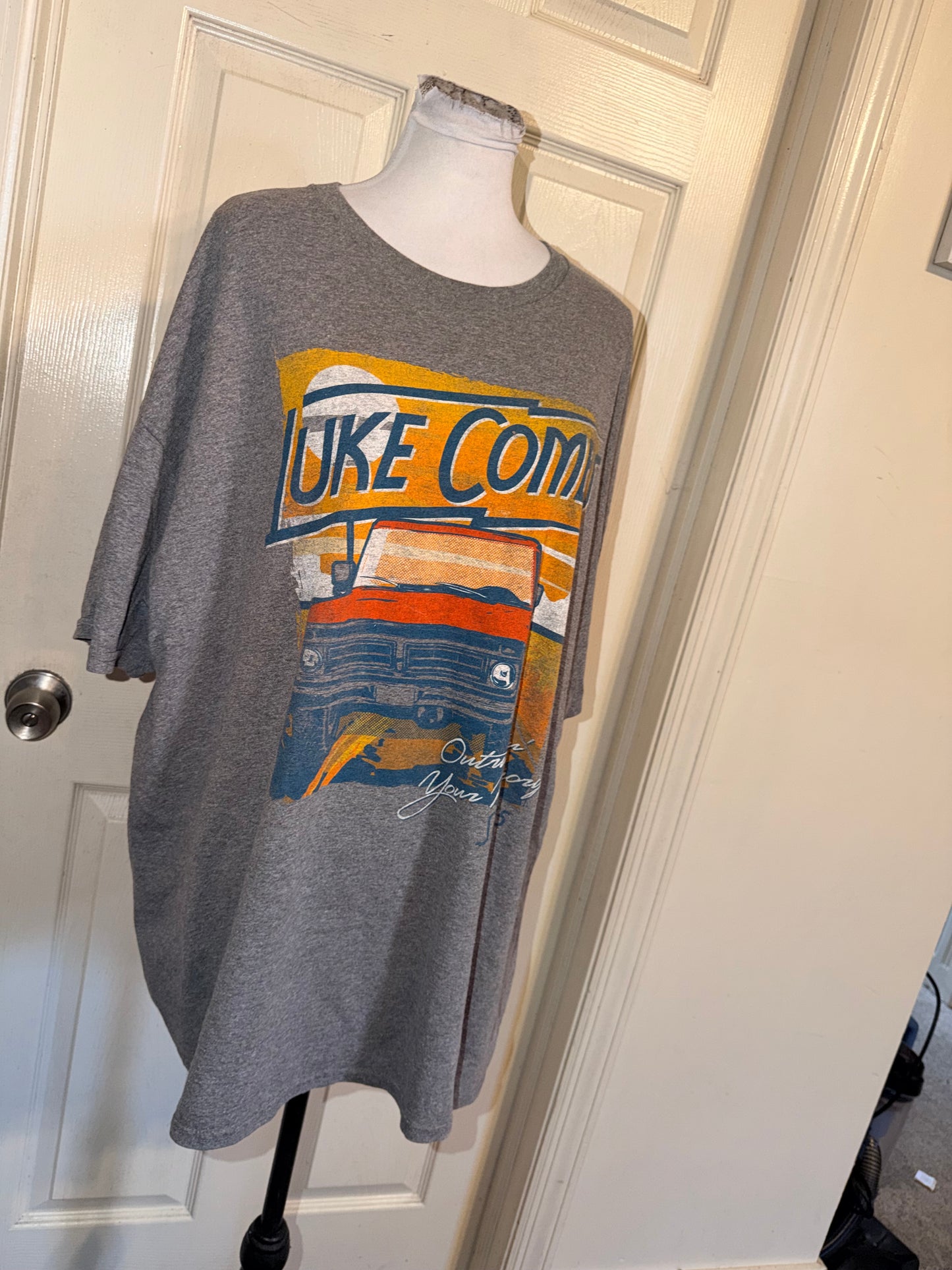 Luke Combs Oversized Distressed Tee