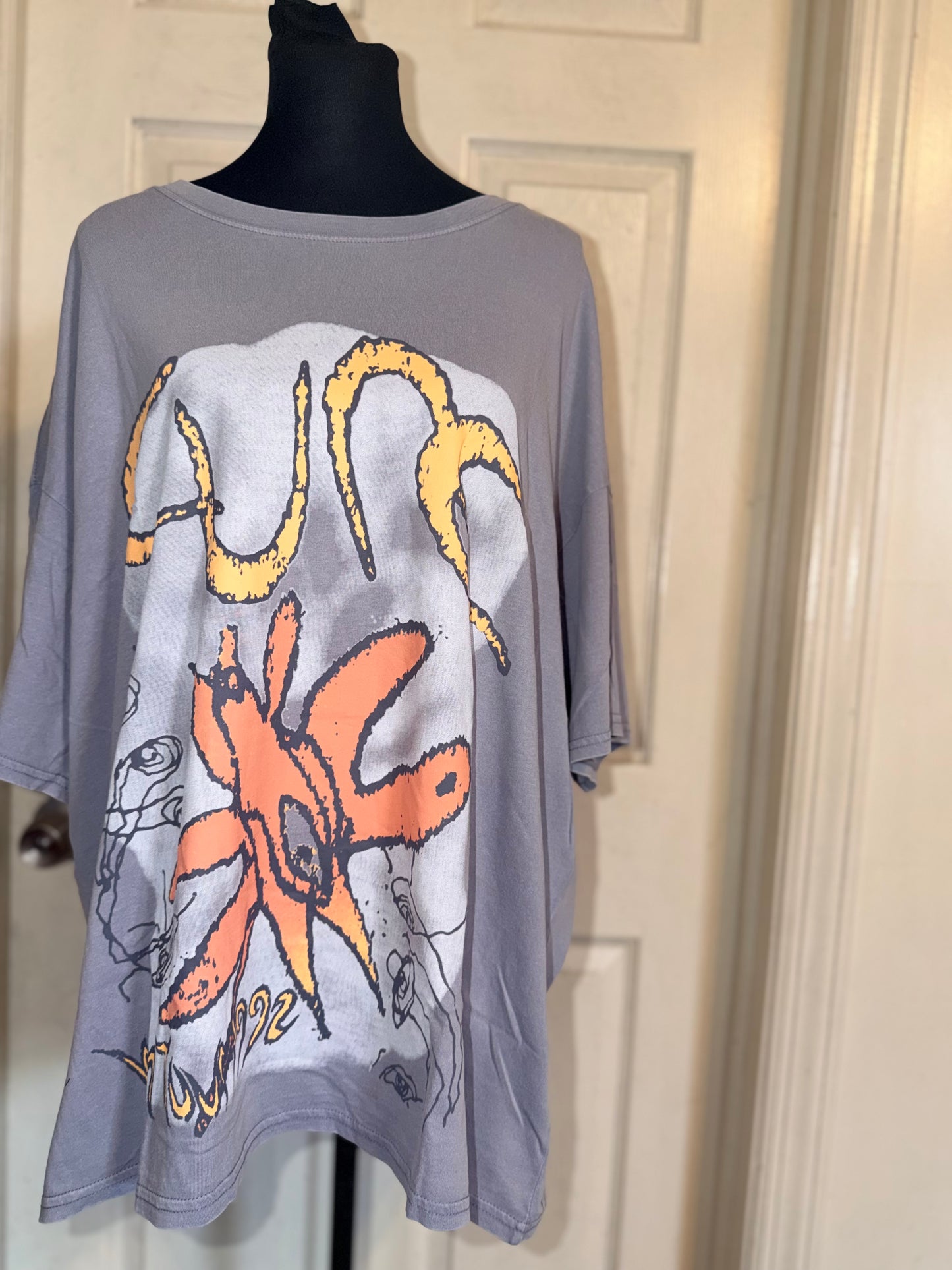 The Cure Oversized Distressed Tee