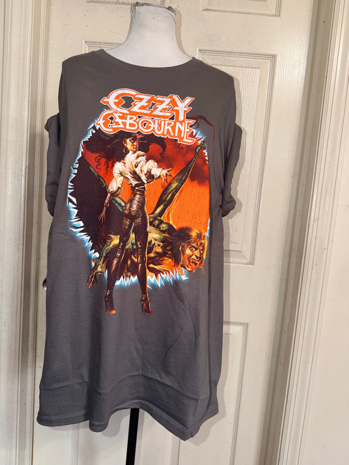 Ozzy Osbourne Oversized Distressed Tee