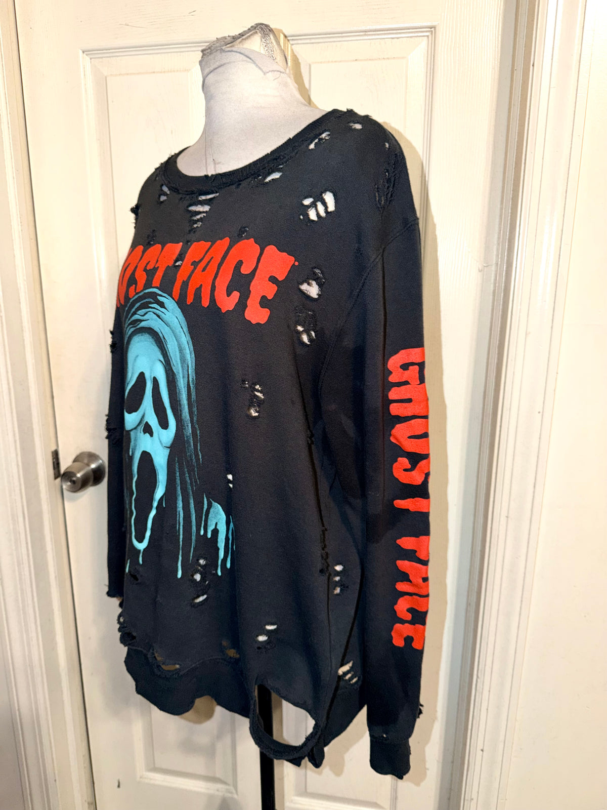 Ghostface Halloween Oversized Sweatshirt