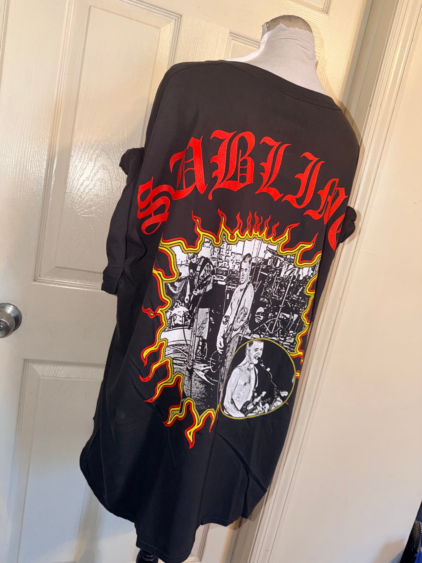 Sublime Double Sided Oversized Distressed Tee