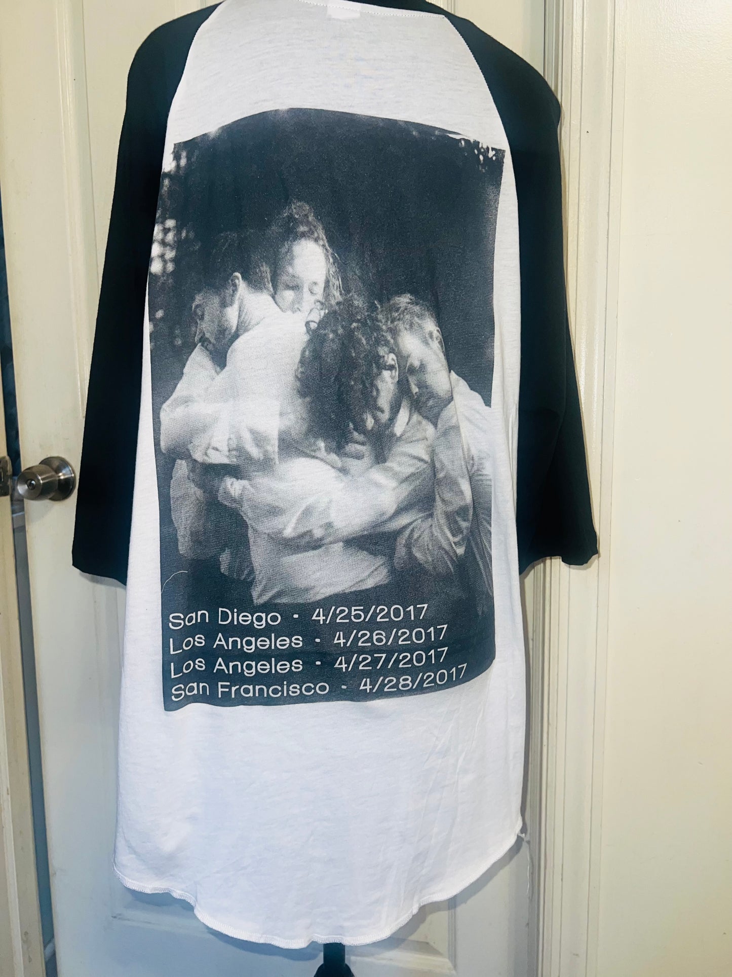 The 1975 Raglan Double Sided Oversized Tee (picture on back)