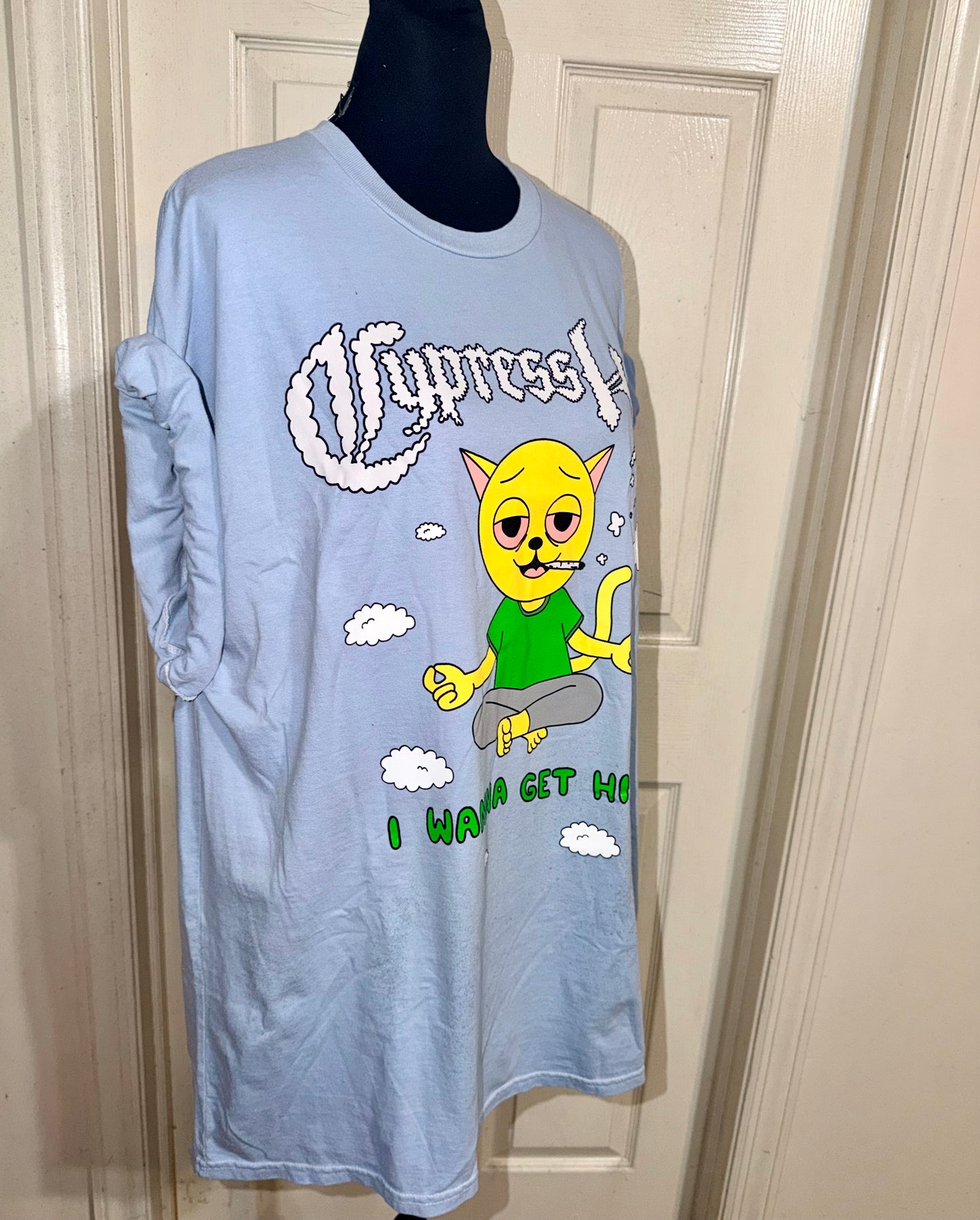 Cypress Hill Double Sided Oversized Distressed Tee