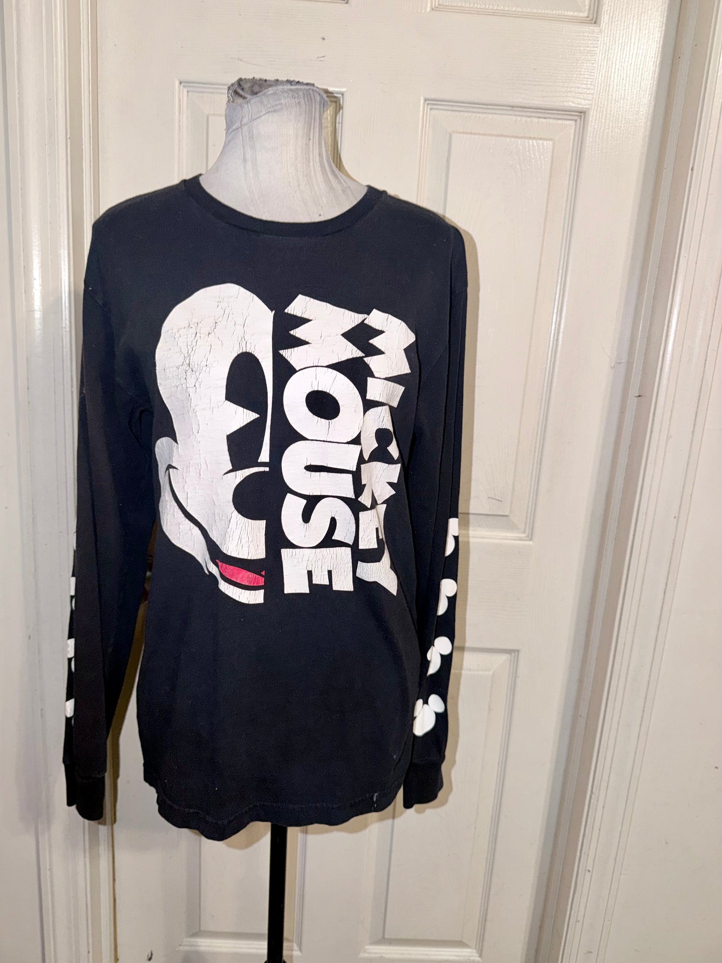Mickey Mouse Vintage Oversized Long Sleeve Tee