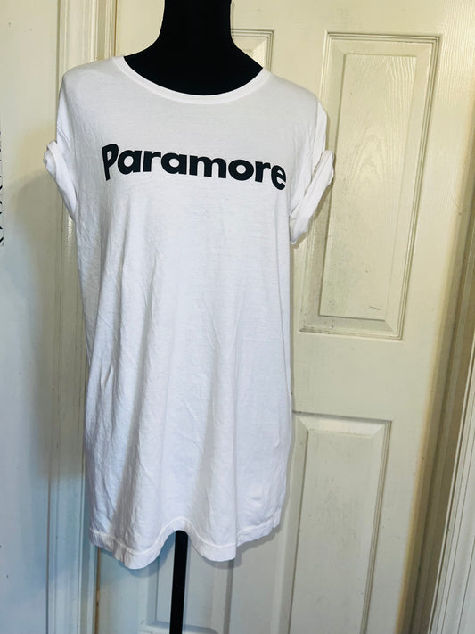 Paramore This is Why Double Sided Oversized Distressed Tee
