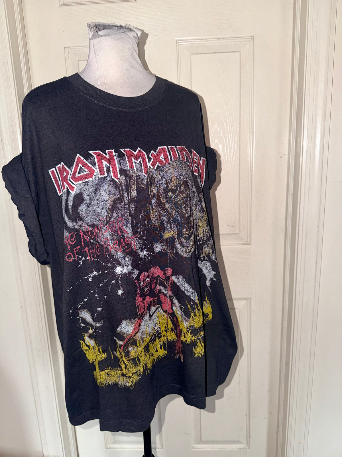 Iron Maiden Double Sided Oversized Tee