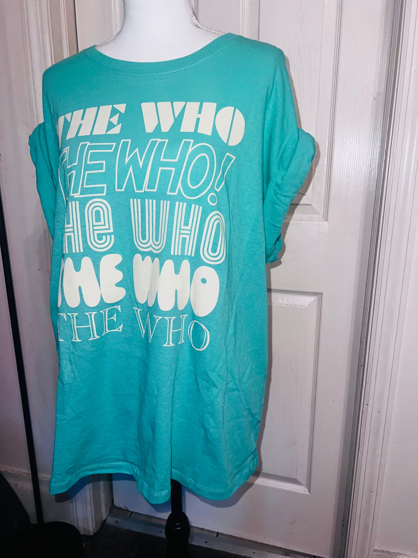 The Who Oversized Distressed Tee