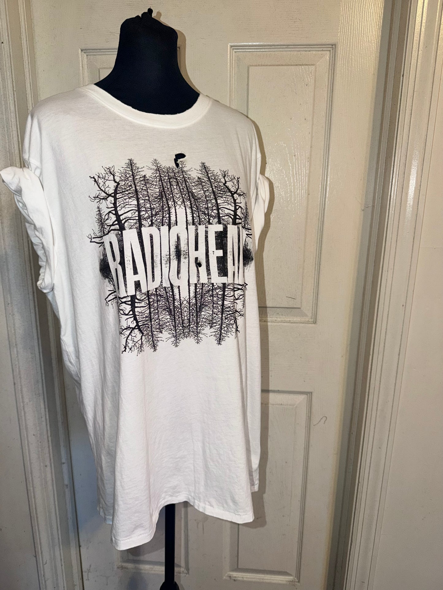Radiohead Oversized Distressed Tee