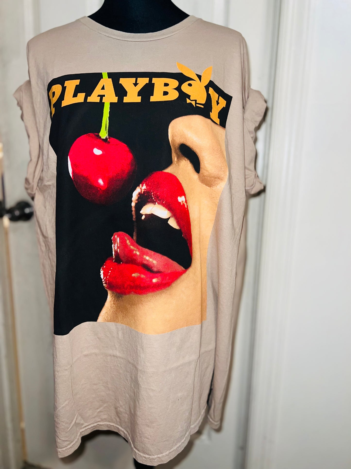 Playboy Vintage Cover Oversized Distressed Tee