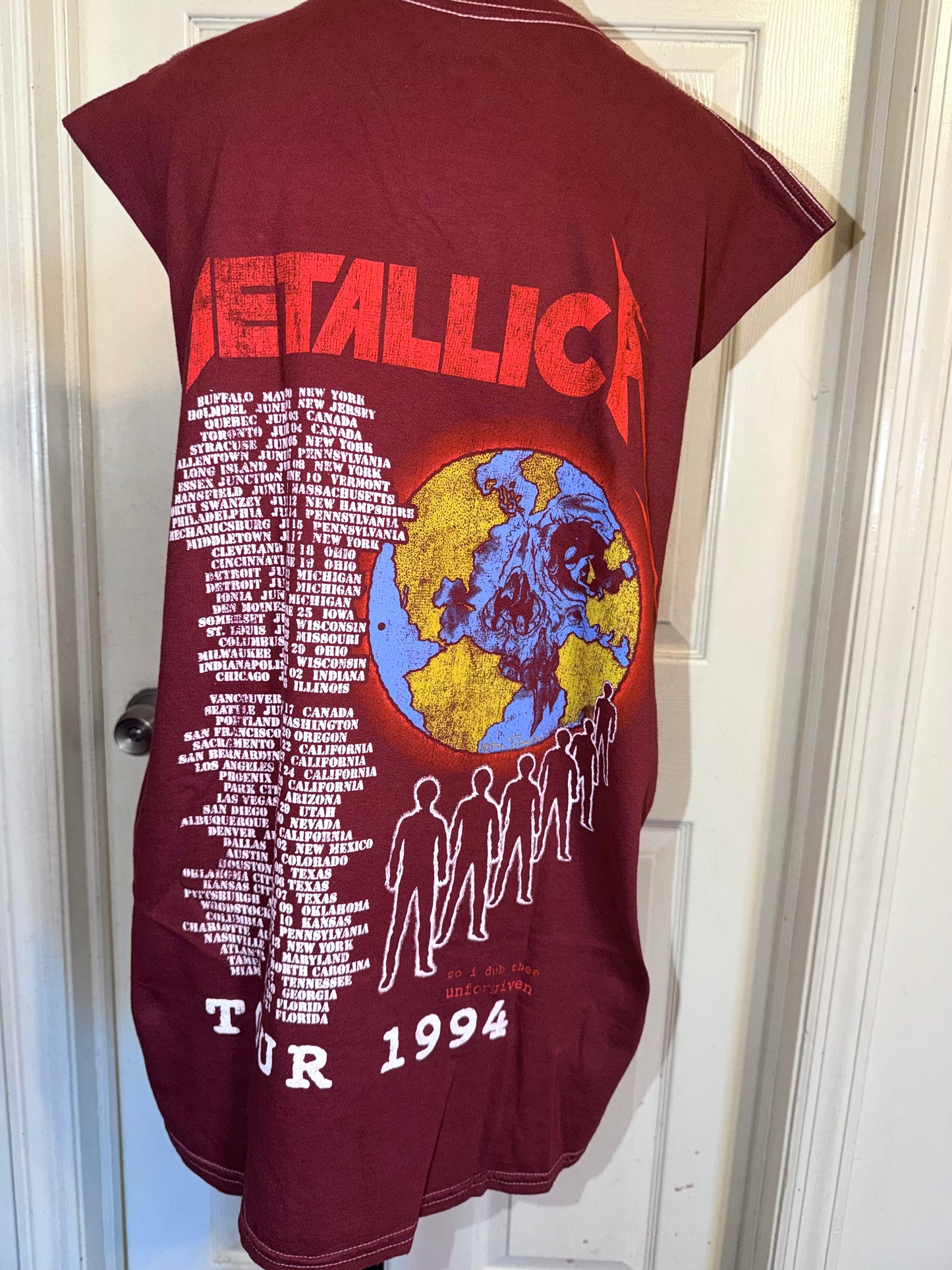 Metallica Oversized Double Sided Tann