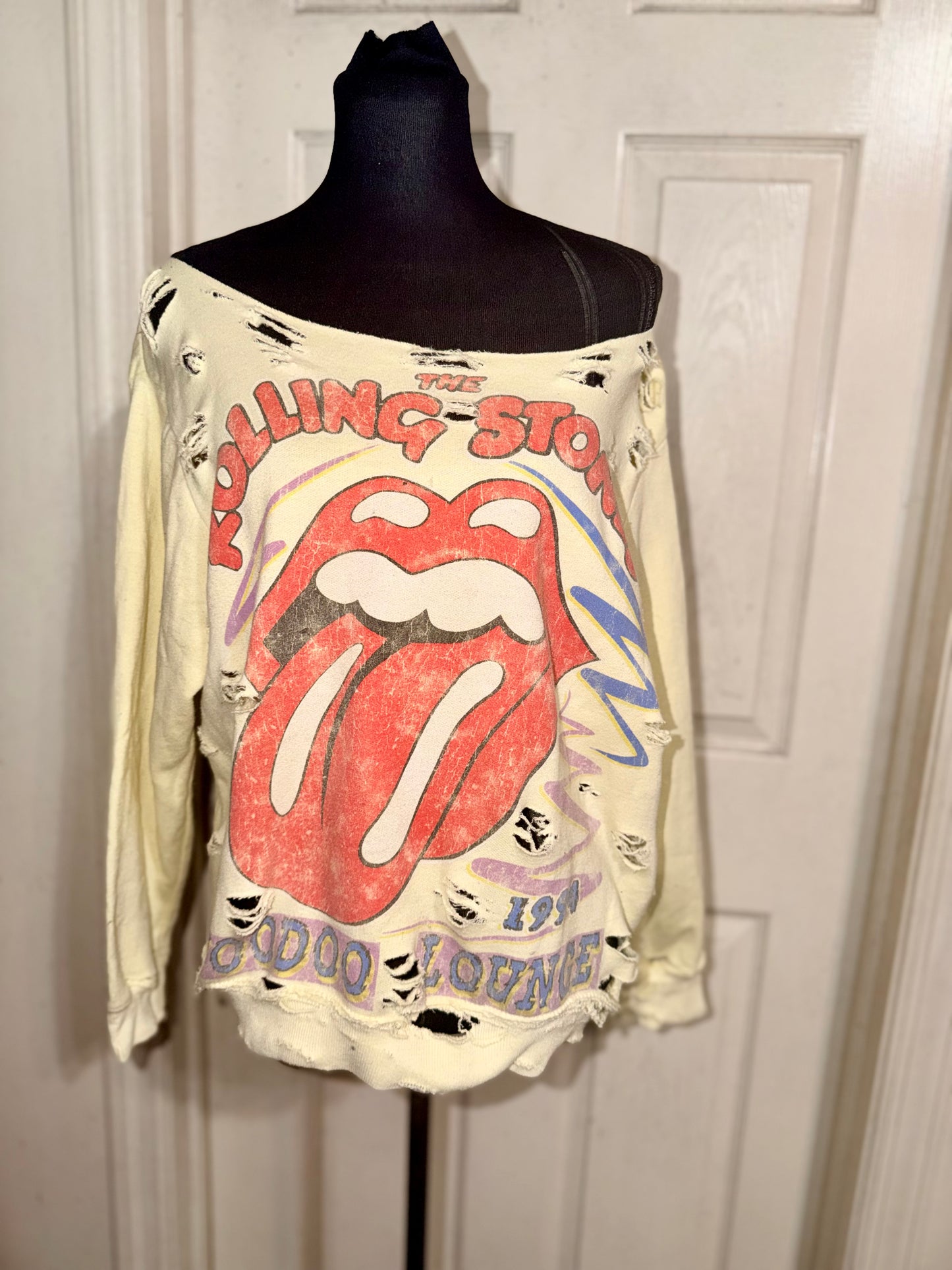 The Rolling Stones Distressed Sweatshirt