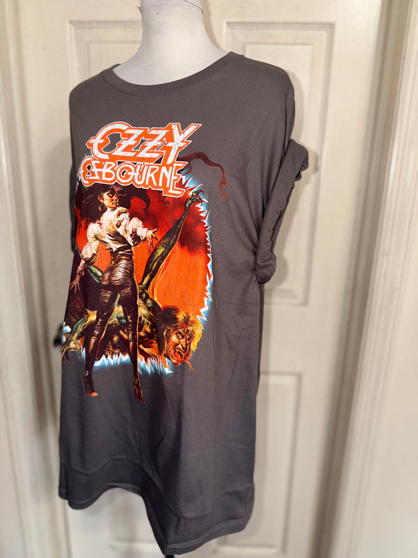 Ozzy Osbourne Oversized Distressed Tee