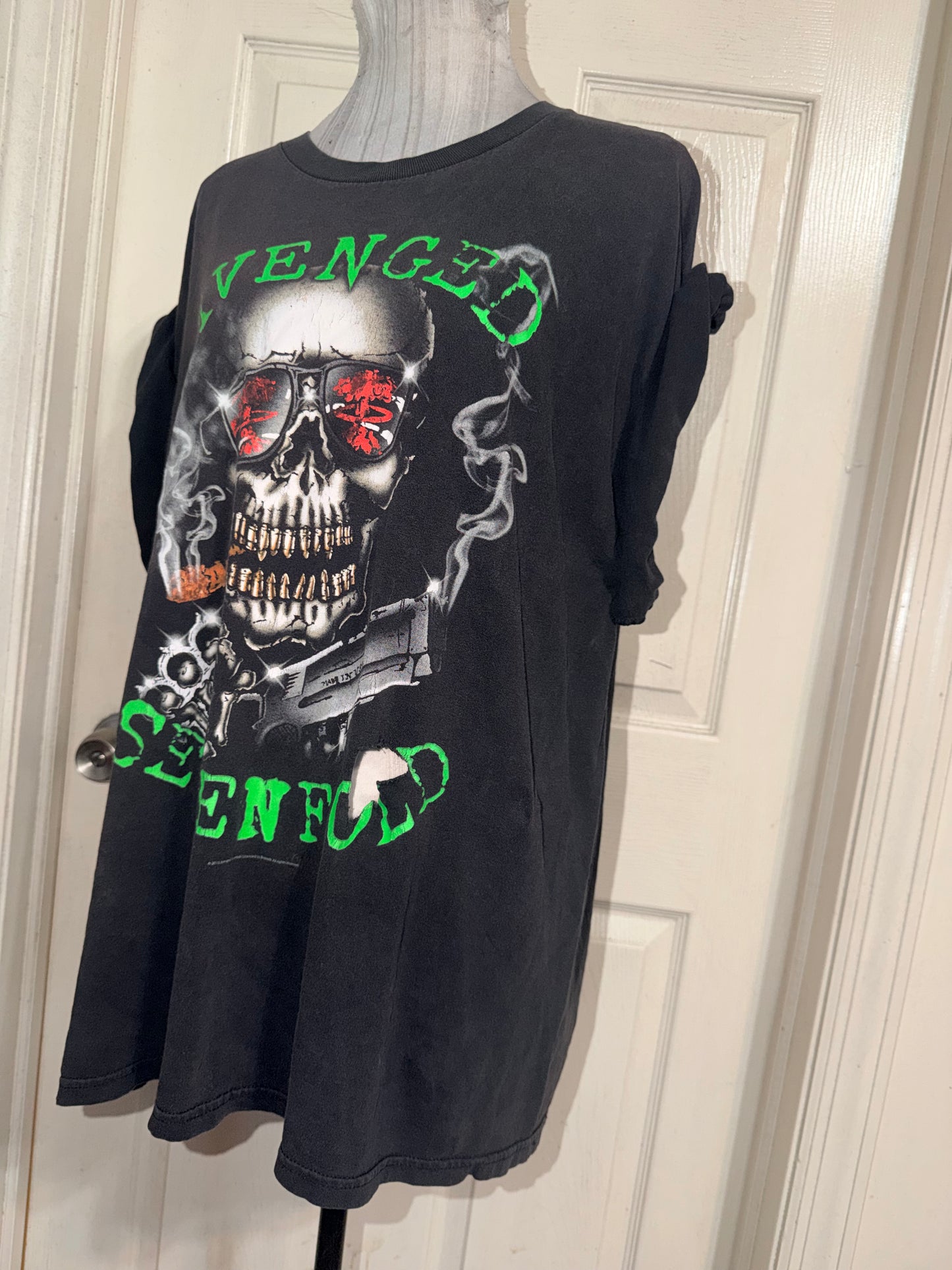 Avenged Sevenfold Vintage Oversized Distressed Tee