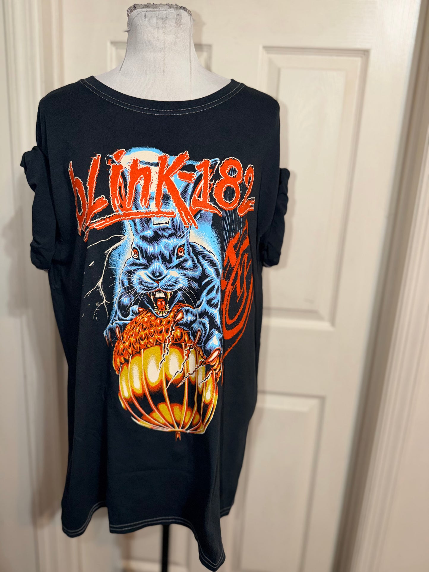 Blink-182 Oversized Distressed Tee