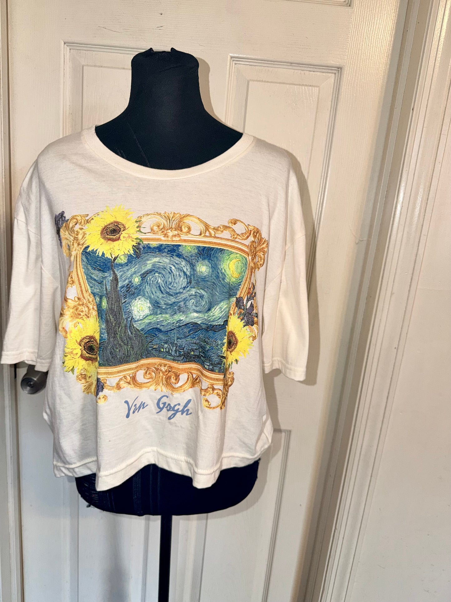 Vincent Van Gogh Cropped Tee