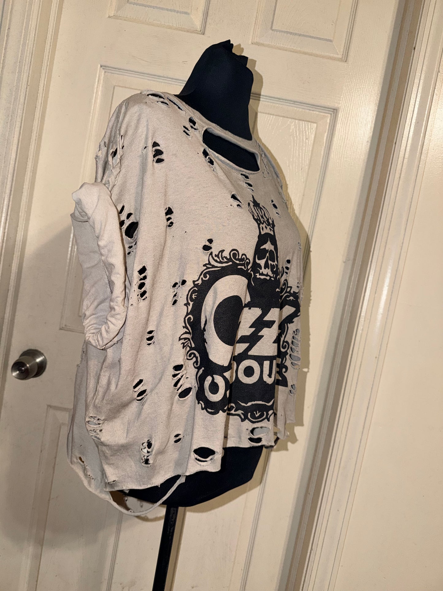 Ozzy Osbourne Oversized Distressed Tee (As Is)