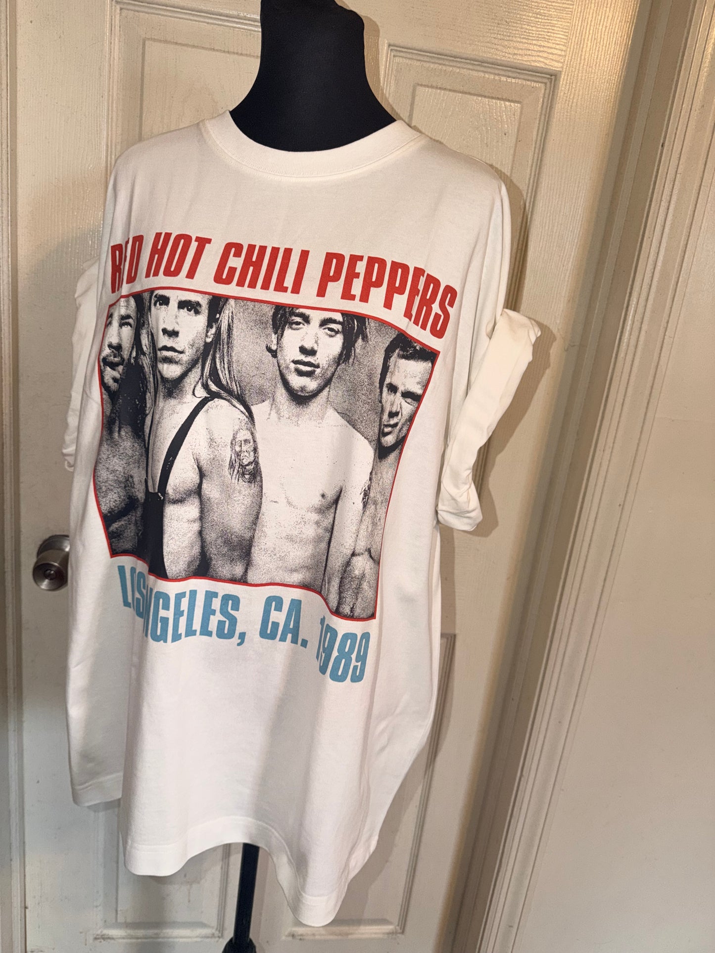 Red Hot Chili Peppers Oversized Distressed Tee