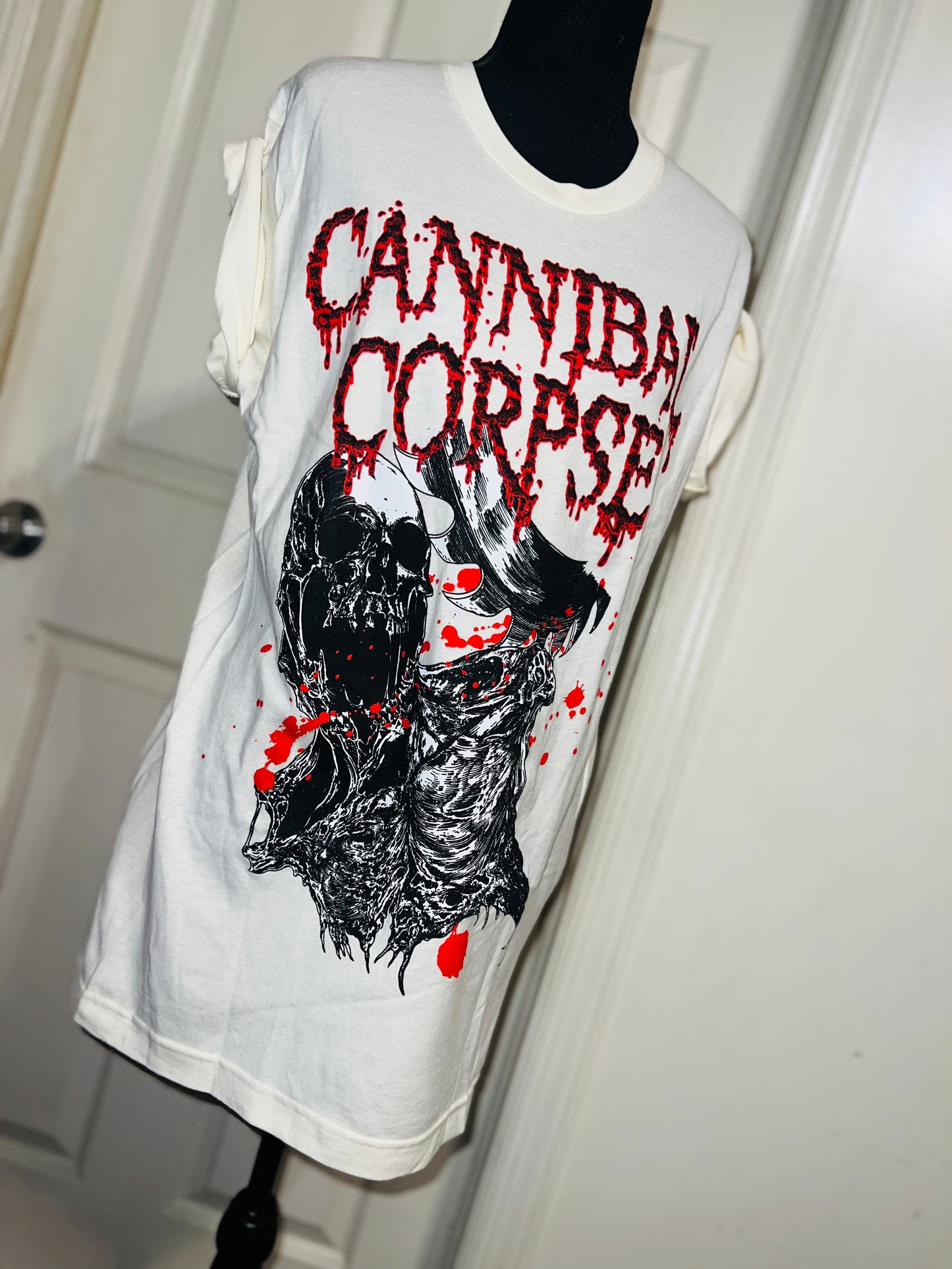 Cannibal Corpse Oversized Distressed Tee