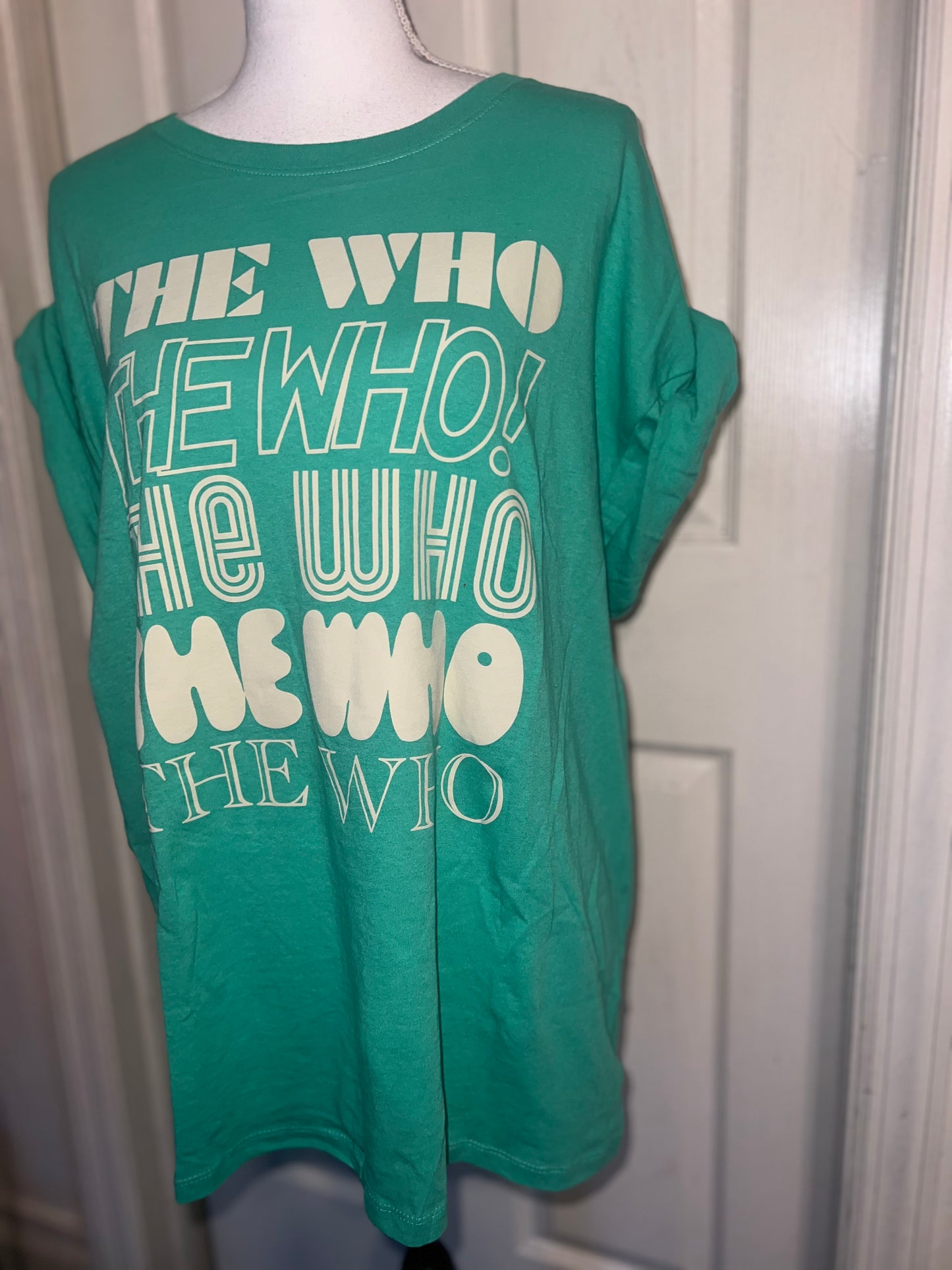 The Who Oversized Distressed Tee