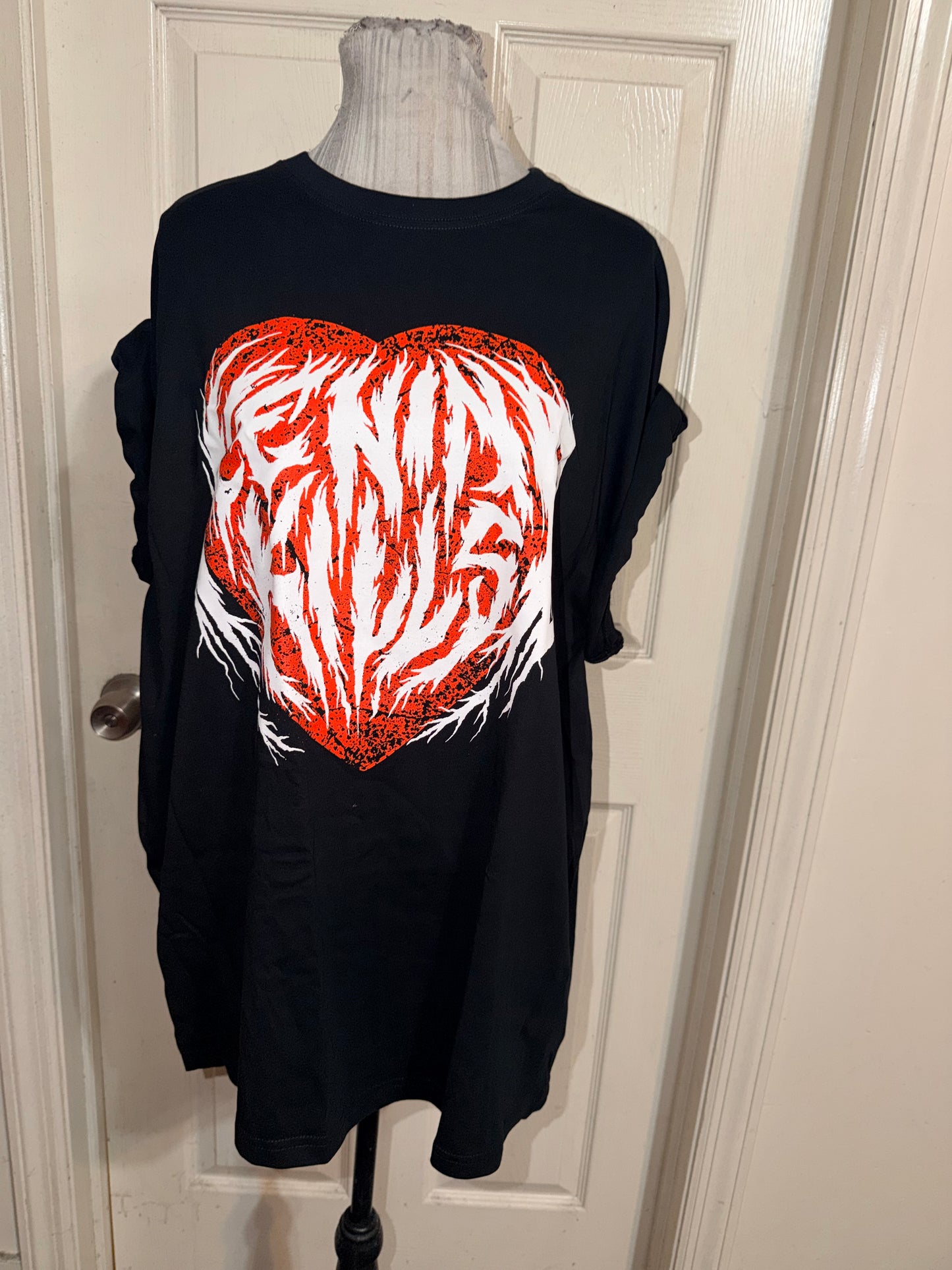 Ice Nine Kills Oversized Distressed Tee