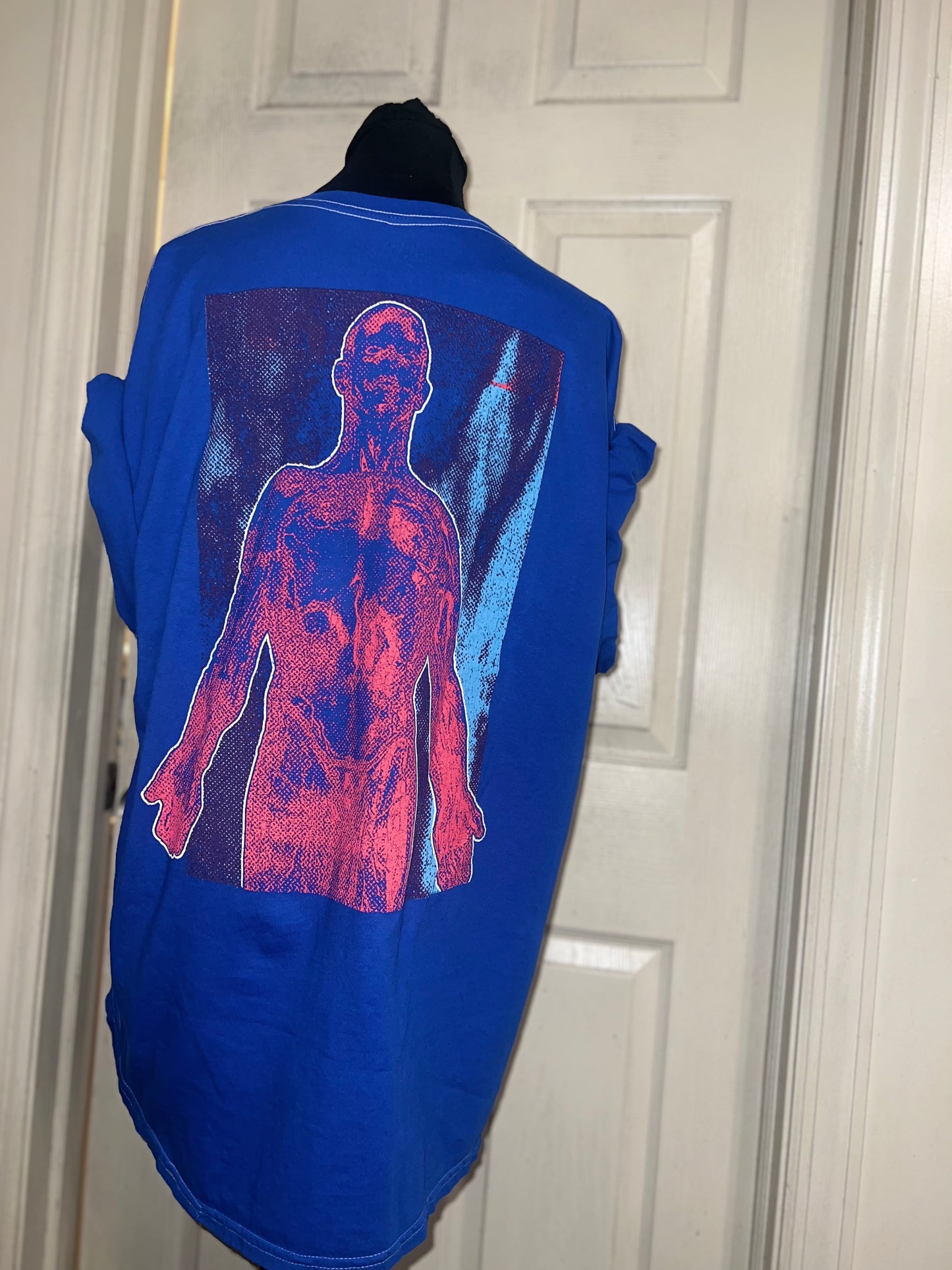 Nirvana Double Sided Oversized Distressed Tee
