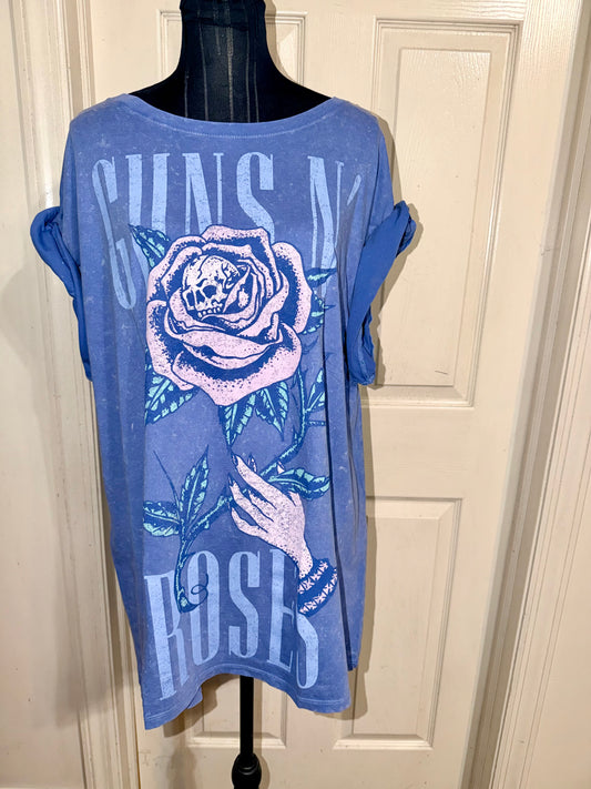 Guns N’ Roses Double Sided Oversized Distressed Tee
