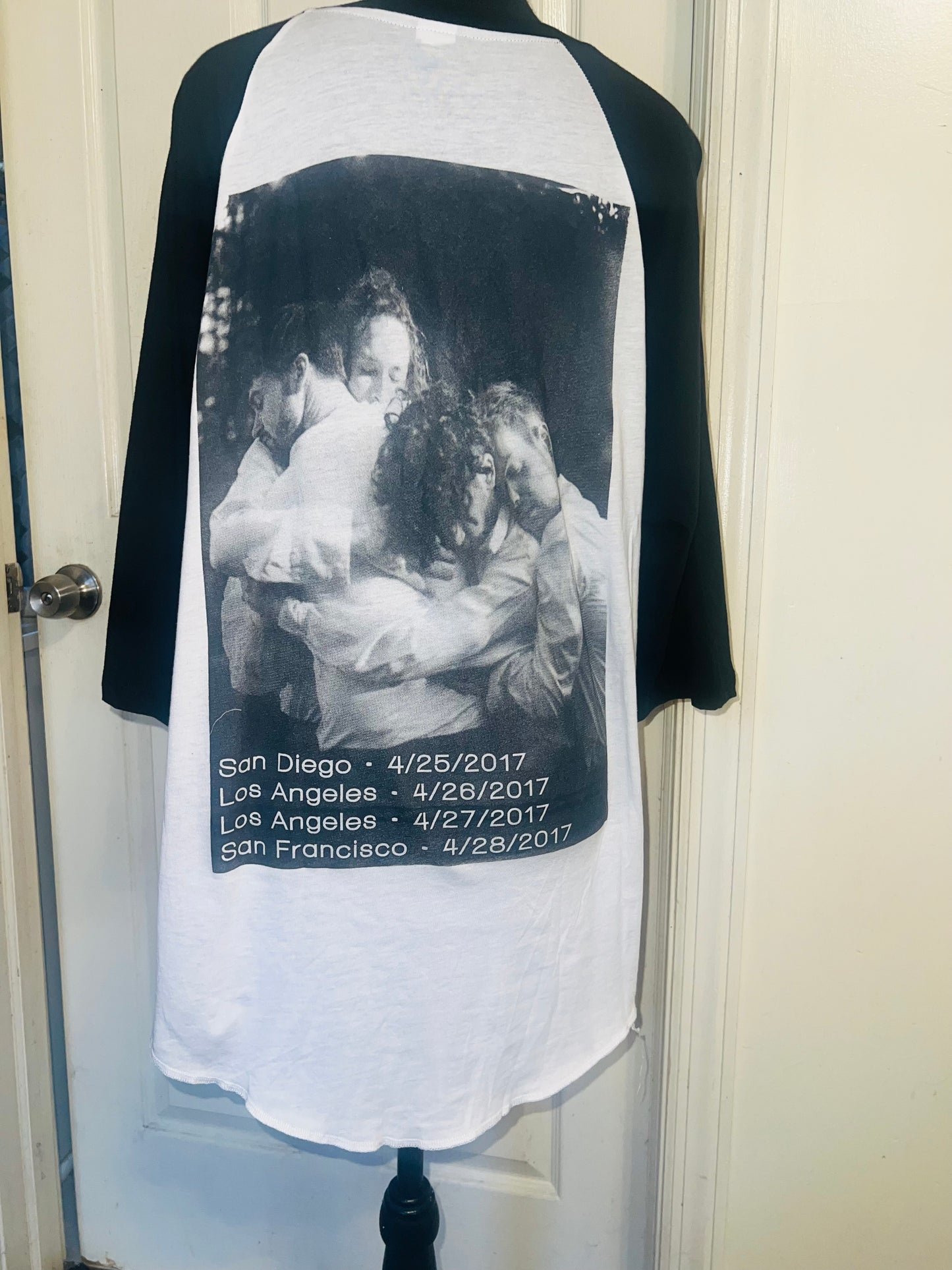 The 1975 Raglan Double Sided Oversized Tee (picture on back)