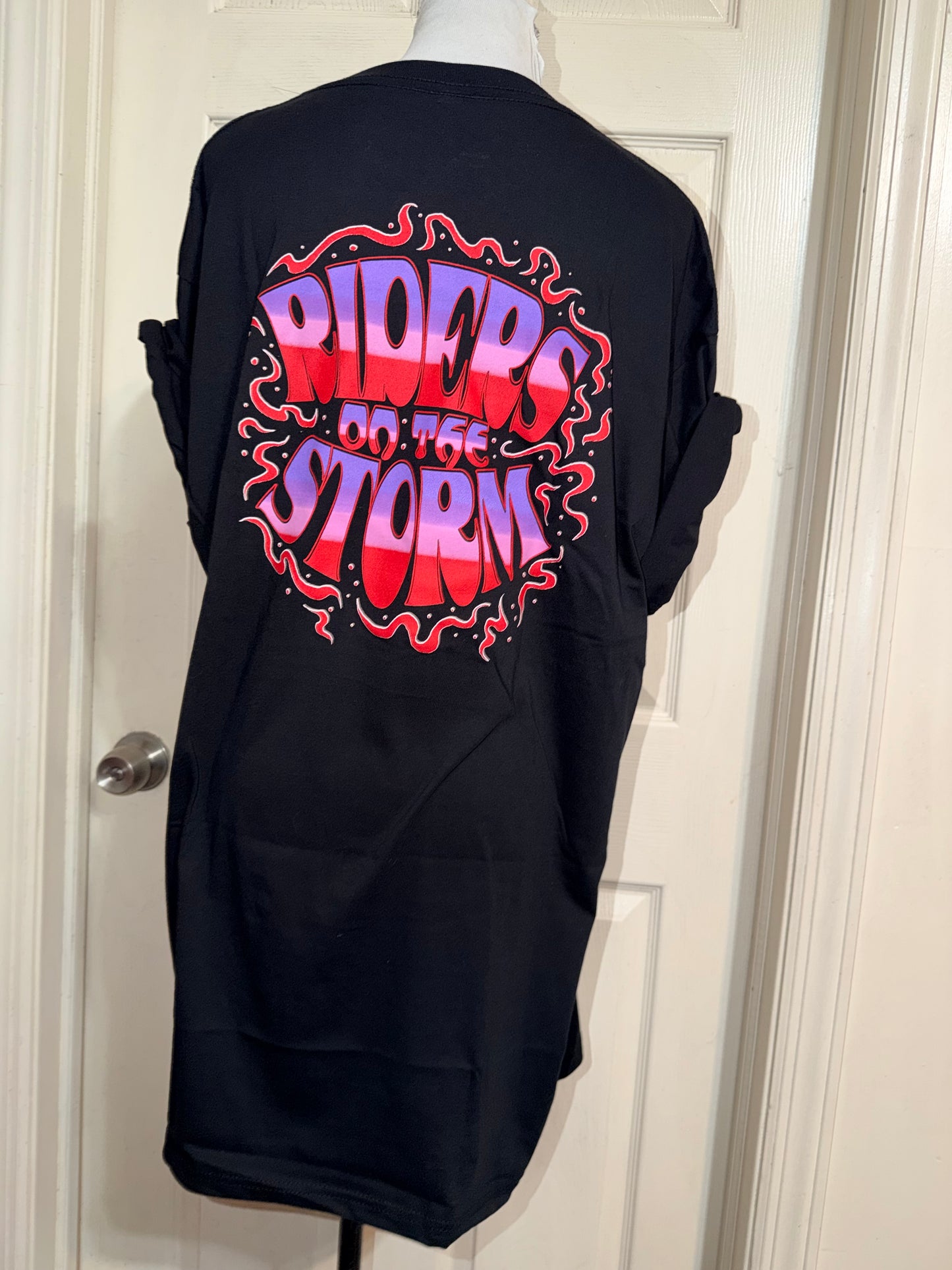 The Doors Double Sided Oversized Distressed Tee