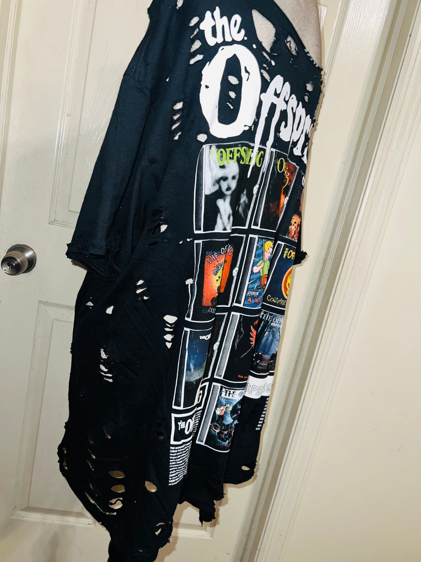 The Offspring Double Sided Oversized Distressed Tee
