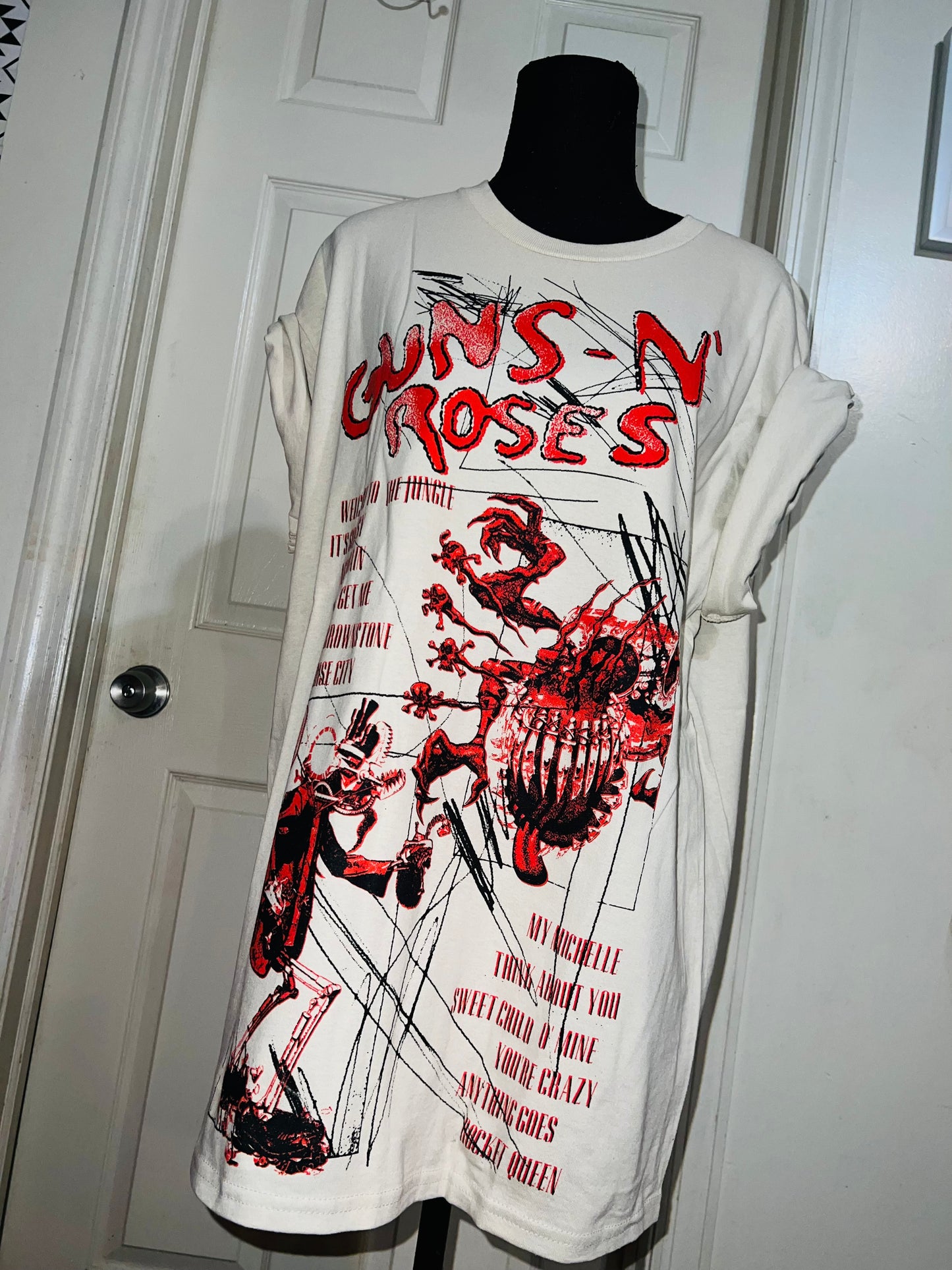 Guns n’ Roses Oversized Distressed Tee